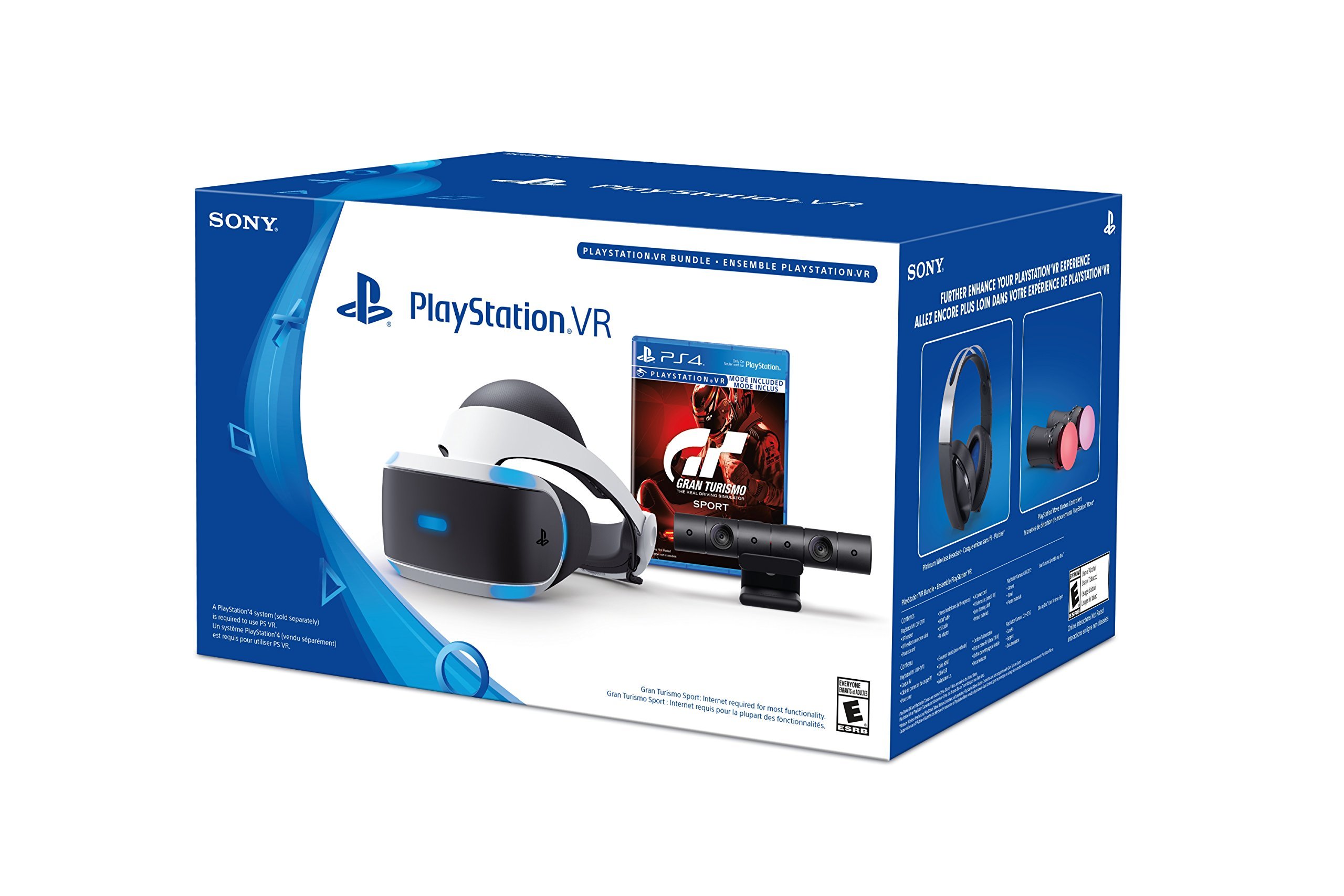 PlayStation VR GT Sport Bundle - Certified Refurbished Virtual Reality Headset for PlayStation 4 | Immersive Racing Experience with GT Sport Game | Perfect for Gaming Enthusiasts & VR Racing Simulation
