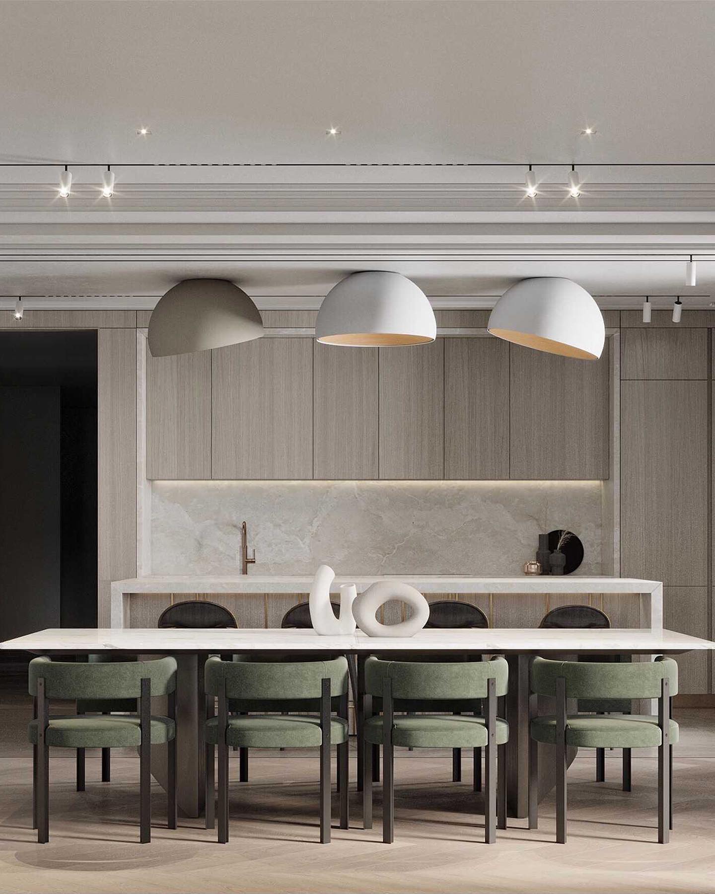 Modern Duo Ceiling Light Fixture - Adjustable LED Chandelier for Living Room & Bedroom - Perfect for Home, Office & Dining Room Lighting
