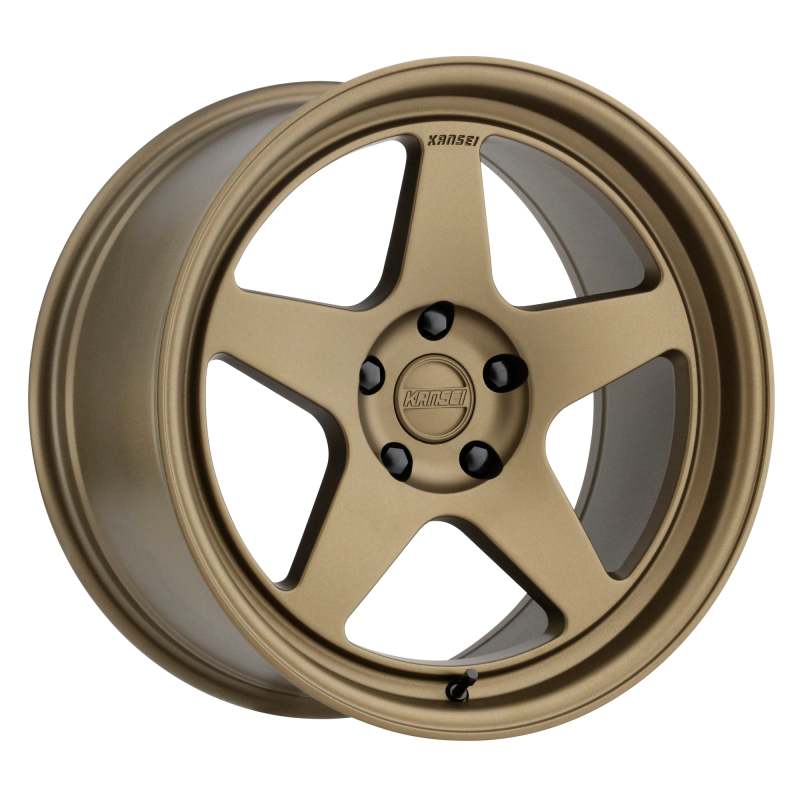 Kansei K12B 17x9 Inch Bronze Wheel - 5x114.3 Bolt Pattern, 22mm Offset, 73.1mm Bore - Perfect for JDM Imports & Custom Car Builds