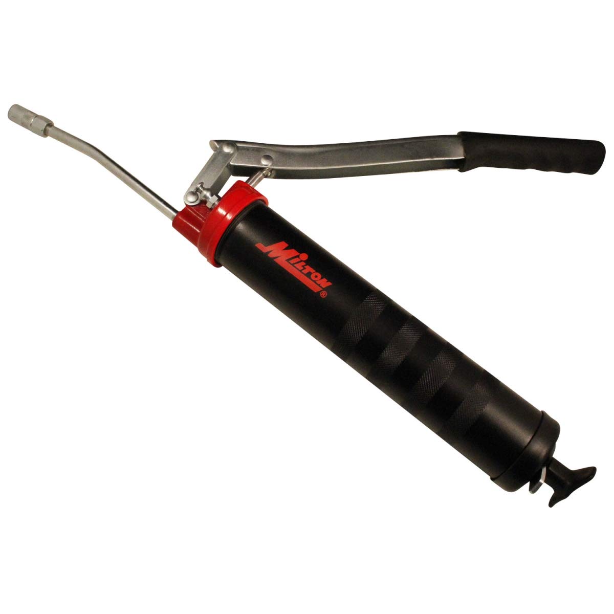 Heavy Duty Lever Grease Gun - 18 oz Capacity, High Pressure Lubrication Tool for Automotive, Industrial & Farm Equipment Maintenance