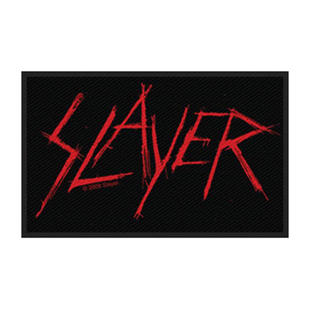 Slayer Logo Patch - Blood Thrash Metal Band Sew On Applique for Jackets & Bags