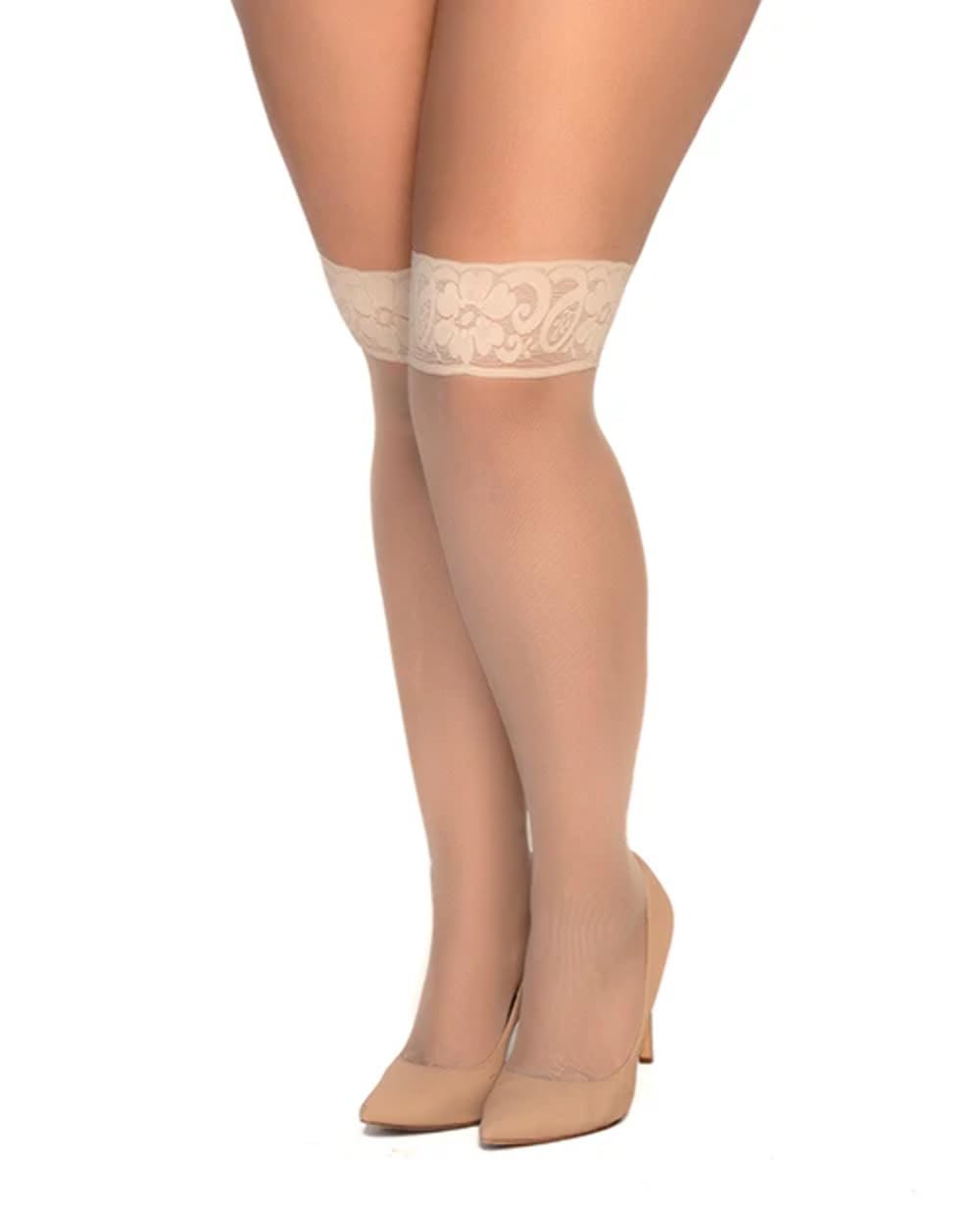 1101X Mesh Thigh High Stockings - Sexy Fishnet Stockings for Women, Stretchable & Comfortable, Perfect for Cosplay, Halloween, Parties & Night Out