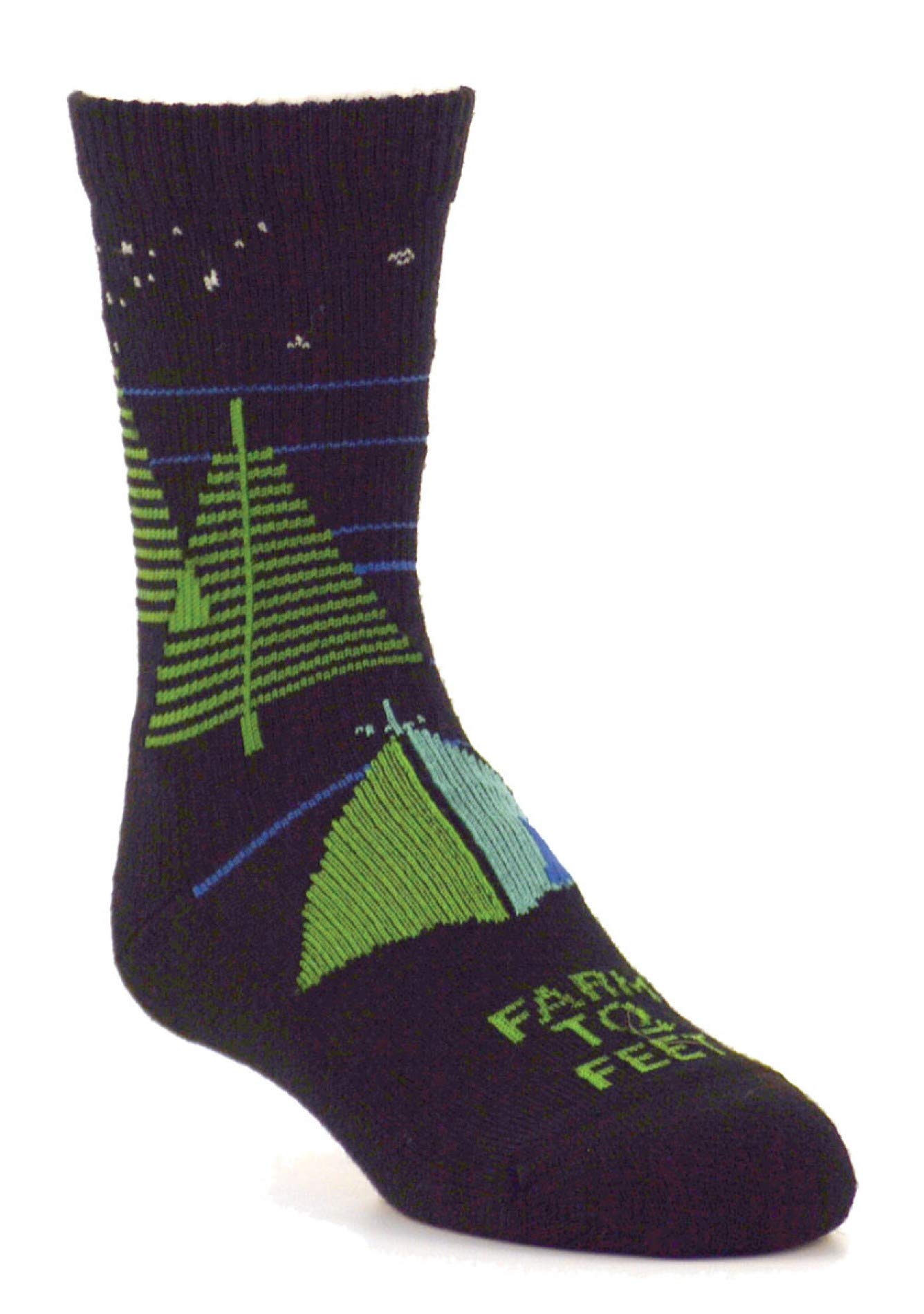 Farm to Feet Kids' Forest Everyday Lightweight Crew Socks - Breathable Hiking & School Socks for Boys & Girls - All-Day Comfort for Outdoor Adventures & Daily Wear