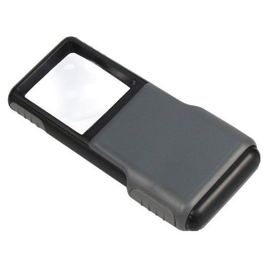 Carson 5X MiniBrite LED Aspheric Magnifier - Bright Illuminated Hands-Free Magnifying Glass for Reading, Jewelry Inspection, Crafts & Hobbies (Ideal for Seniors & Low Vision)