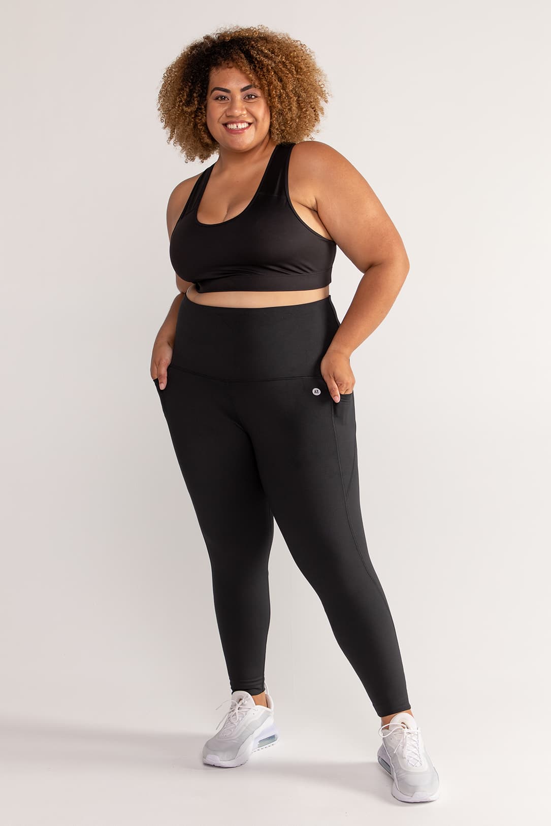 High Waist Training Pocket Move Leggings for Women - Black | Yoga, Running, Gym & Workout Activewear