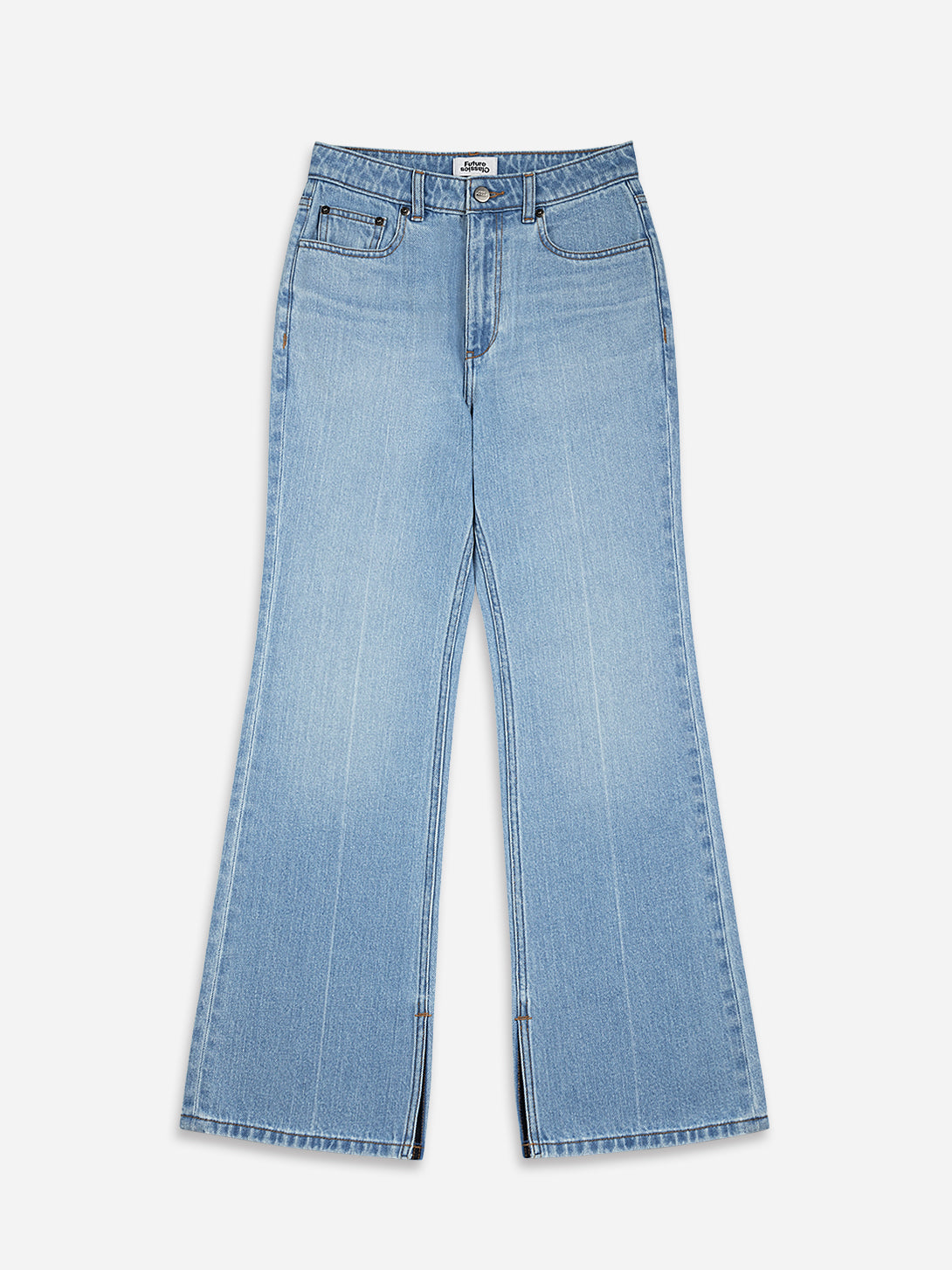 Boot Cut Slit Jeans for Women - High Waist Stretch Denim Pants with Side Slits | Perfect for Casual Wear, Night Out & Street Style Fashion