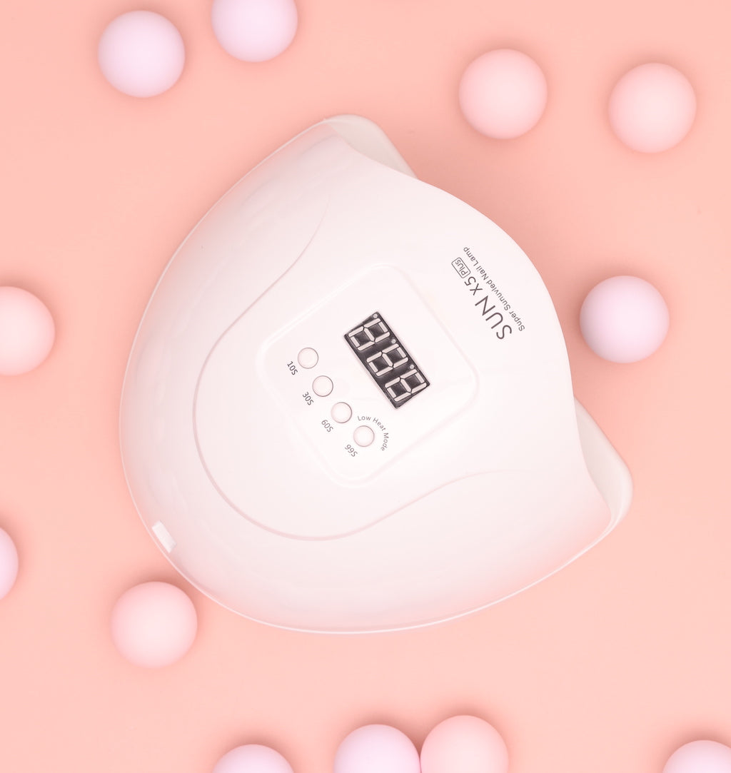 Professional 80W LED/UV Nail Lamp for Gel Polish Curing - Fast Drying Manicure & Pedicure Light for Home & Salon Use