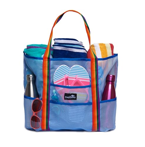 Light Blue With Rainbow Handles