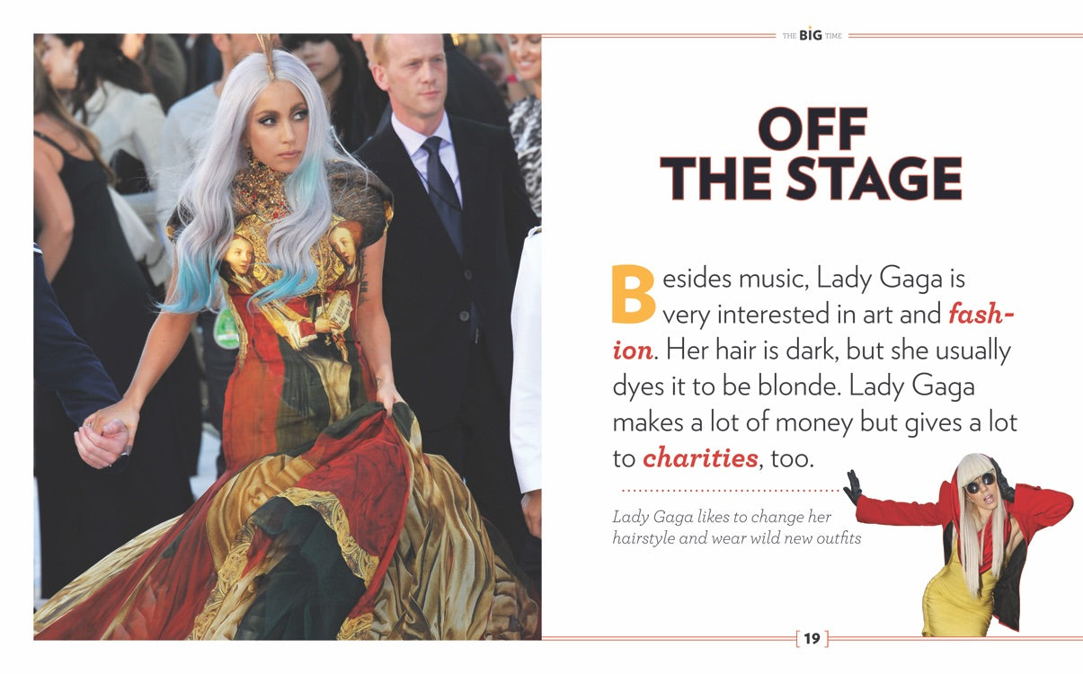 Lady Gaga Biography Book 9781608183326 - Perfect for Fans, Music Lovers & Gift Giving
