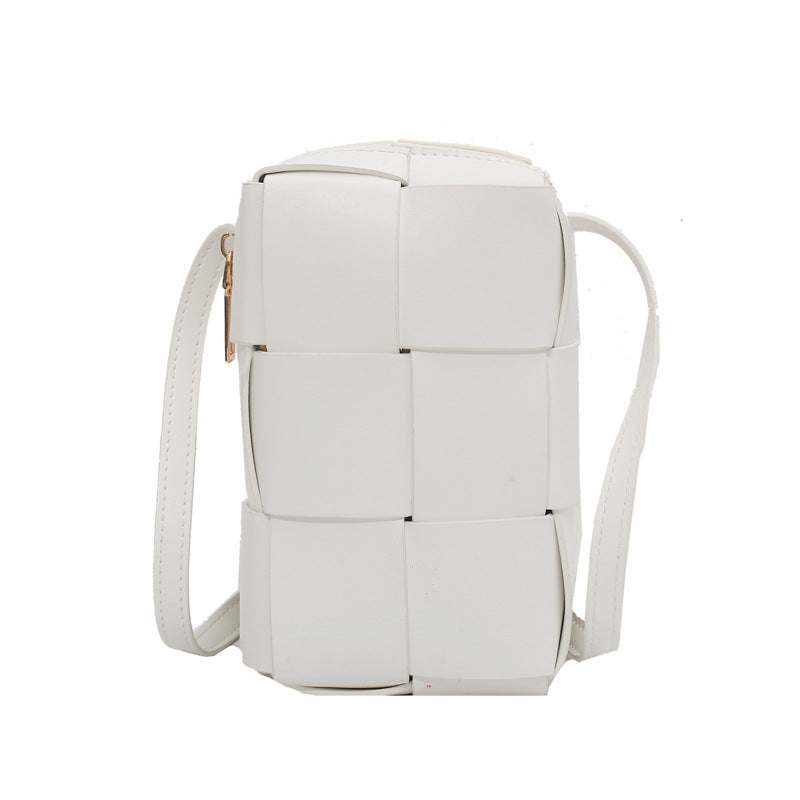 Stylish Weave Design Solid PU Leather Crossbody Bags for Women - Perfect for Everyday Use, Travel & Shopping