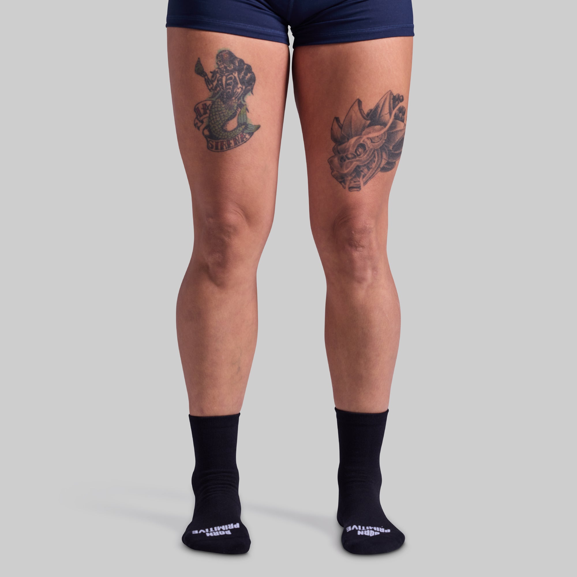 Performance Half Crew Socks 3-Pack - Black Athletic Socks for Running, Gym & Everyday Wear - Moisture Wicking & Cushioned Support