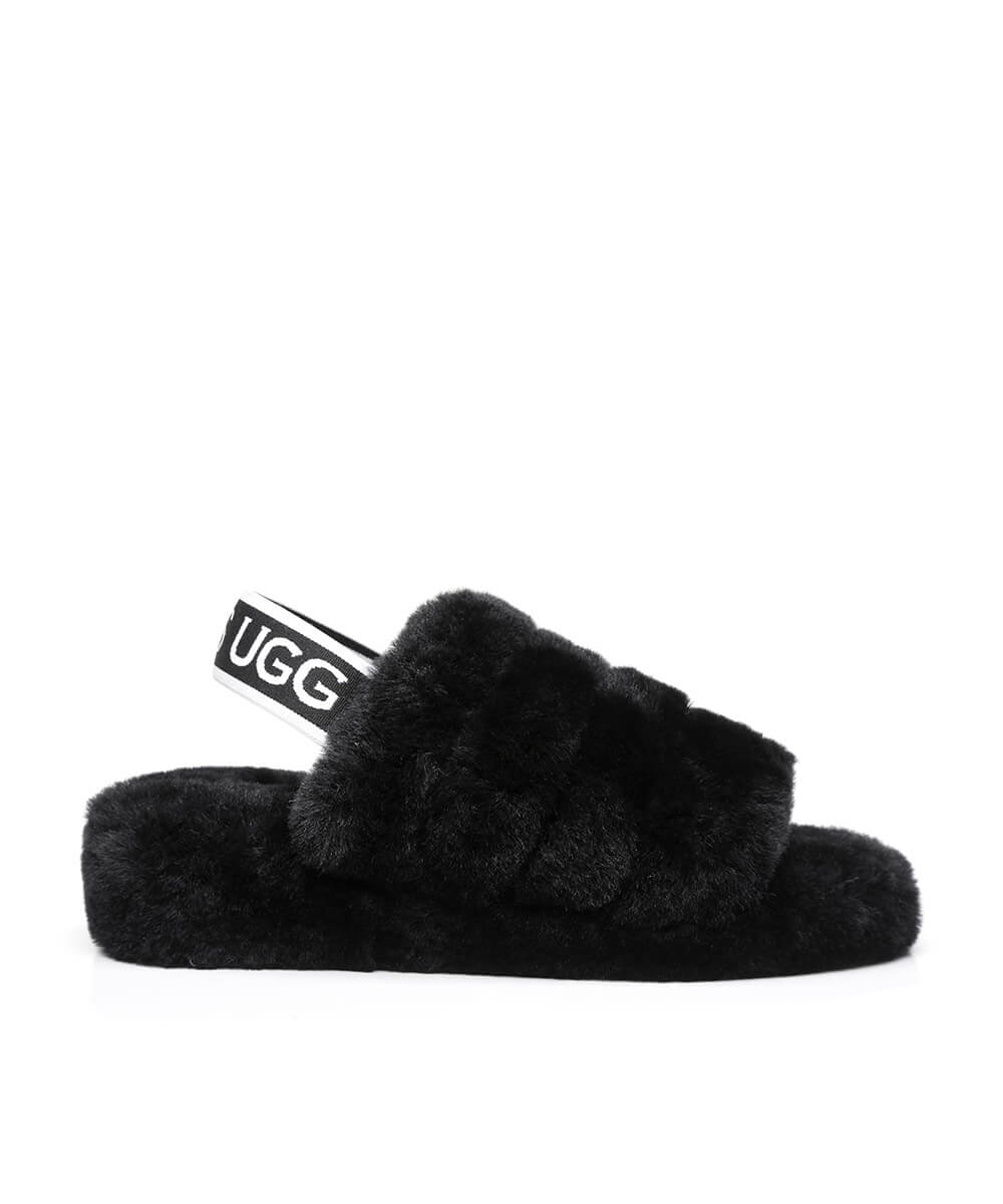 Women's UGG Snugg Slide Slippers - Cozy Indoor/Outdoor House Shoes for Women - Perfect for Lounging, Errands & Cold Weather Comfort