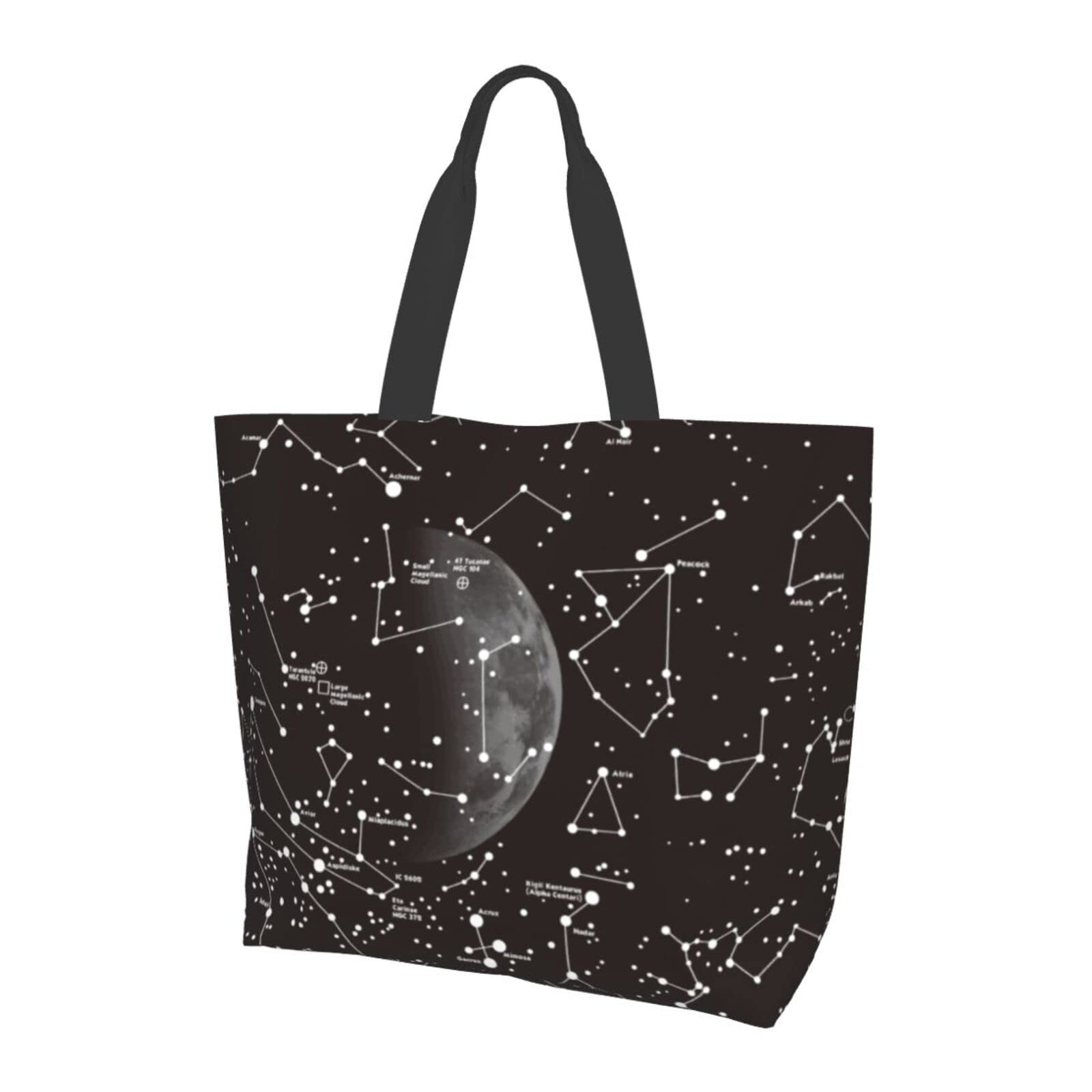 Eco-Friendly Reusable Shopping Bags - Foldable Washable Polyester Grocery Tote with Handles, Floral Design - Perfect for Groceries, Farmers Market & Travel