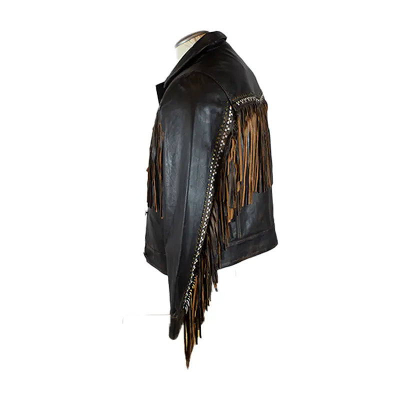 BOL Women's Fringed Western Button Up Jacket - Stylish Cowgirl Denim Shirt for Country Music Festivals & Rodeo Events