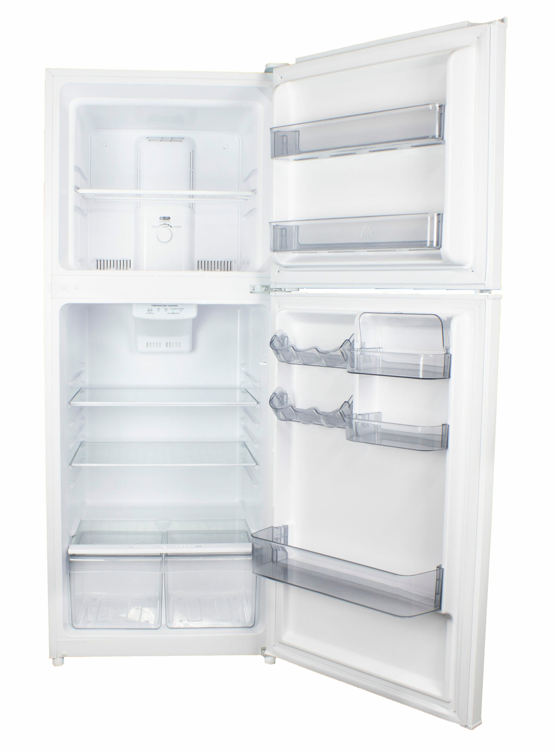 Danby DFF101B1WDB 10.0 cu. ft. Compact Refrigerator - Top Freezer, White - Perfect for Apartments, Dorms & Small Spaces