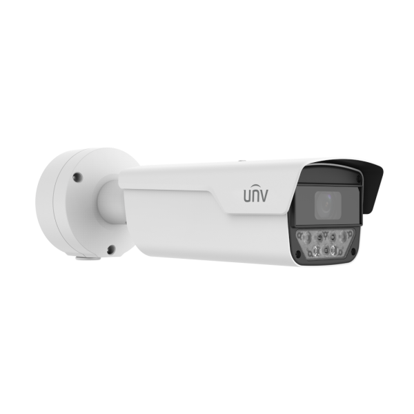 Uniview PKC2640-Z28 4MP Outdoor IP Bullet Camera with IR Night Vision for License Plate Recognition - Ideal for Parking Lots, Driveways & Security Surveillance
