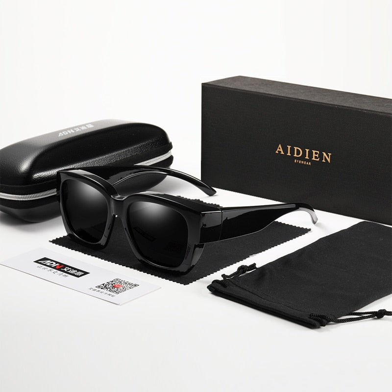 Aidien Unisex Square Full Rim Polarized Sunglasses S2020 - UV Protection, Lightweight & Stylish for Outdoor Activities, Driving, and Beach Vacations