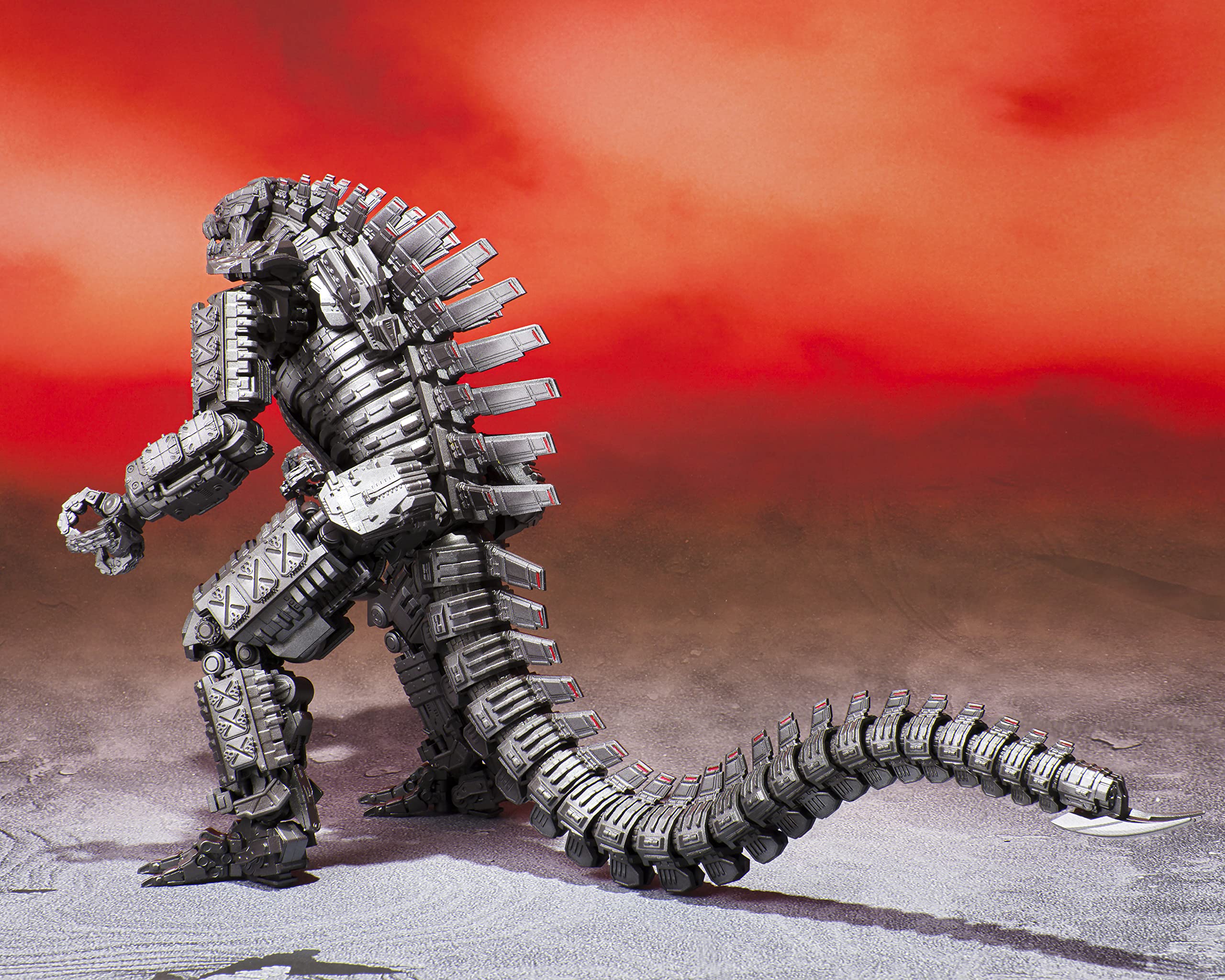 TAMASHII NATIONS S.H.MonsterArts Mechagodzilla Action Figure - Godzilla vs Kong (2021) Collectible Toy by Bandai Spirits - Perfect for Movie Fans, Display & Action Figure Collectors