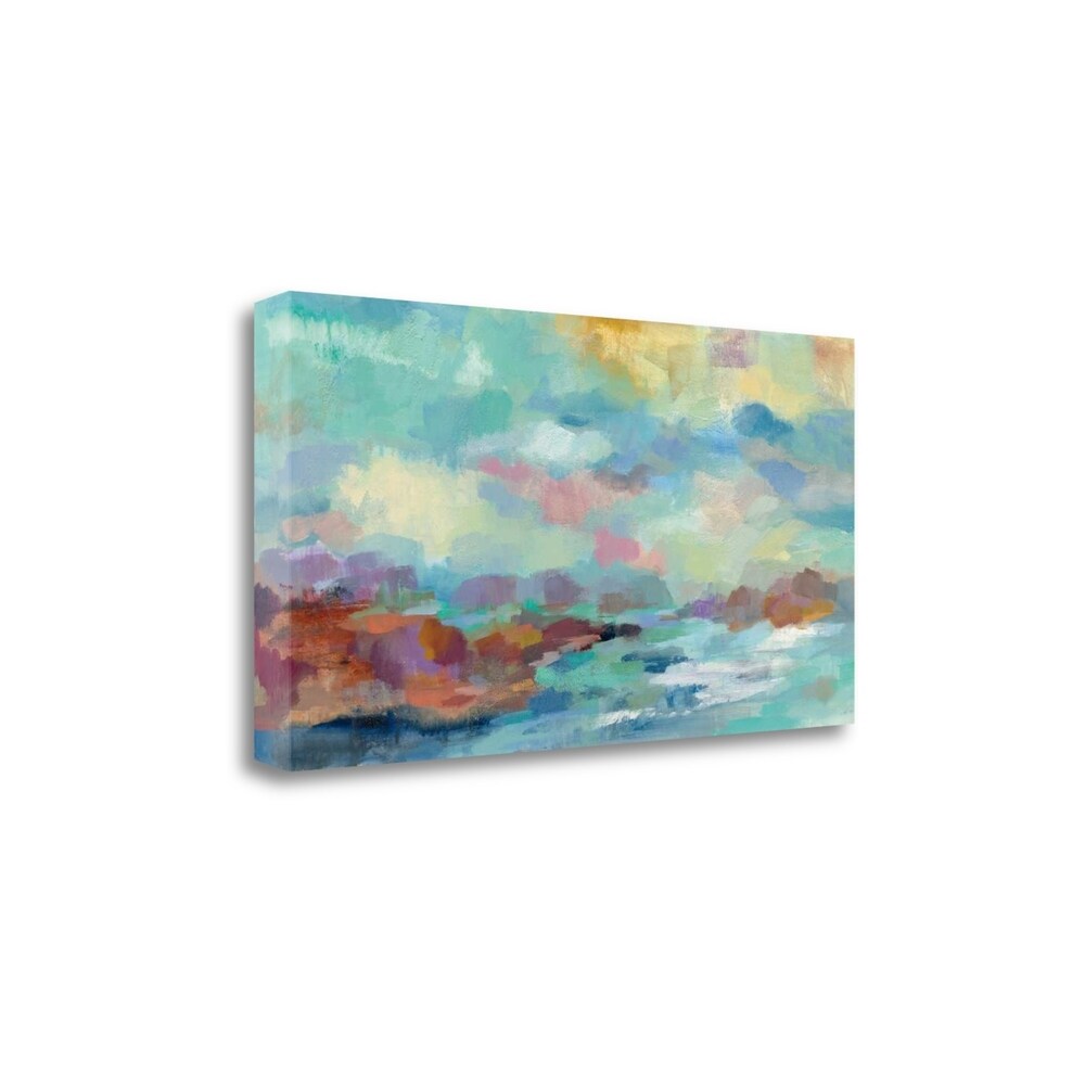 Archipelago By Silvia Vassileva - Premium Giclee Art Print on Gallery Wrapped Canvas - Ready to Hang Wall Decor for Living Room, Bedroom & Office