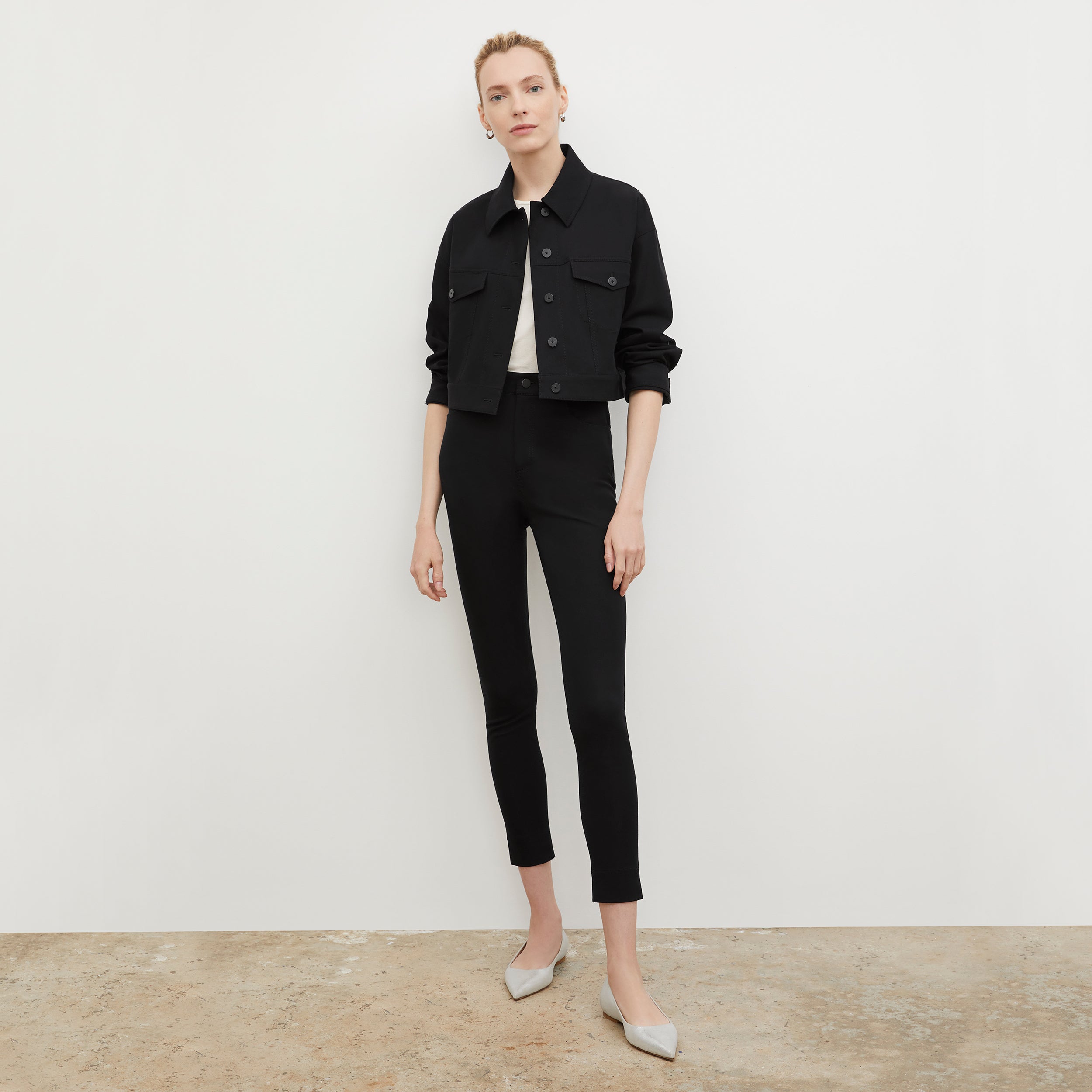 Eco-Friendly Better Than Denim Jeans for Women - Sammataro Black Stretch Pants | Perfect for Casual Wear, Work & Everyday Outfits