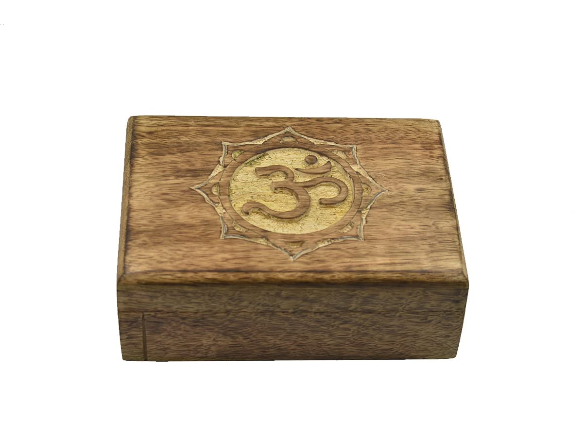 Vintage Handmade Wooden Jewelry Box - Jewelry Organizer & Keepsake Storage with Lock, Trinket Compartments & Watch Holder | Perfect for Gift Giving, Home Decor & Jewelry Collection Display