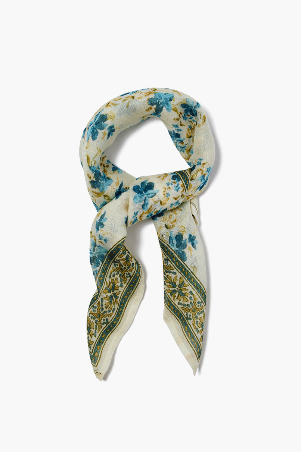 Lagoon Floral Bandana Scarf - Stylish Cotton Headband for Women & Men - Perfect for Outdoor Activities, Hiking, and Fashion Accessories