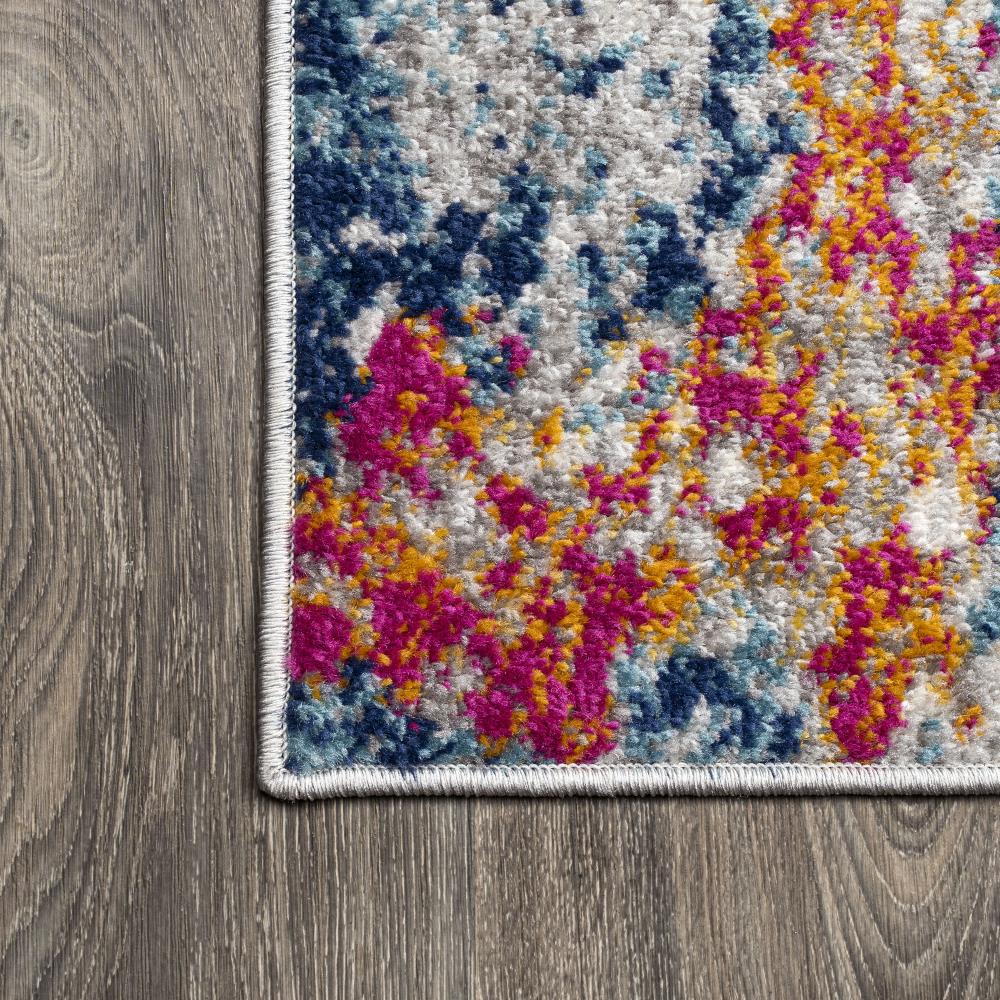 Modern Abstract Sunset Area Rug - Non-Slip Soft Living Room Carpet for Bedroom, Dining Room & Home Decor