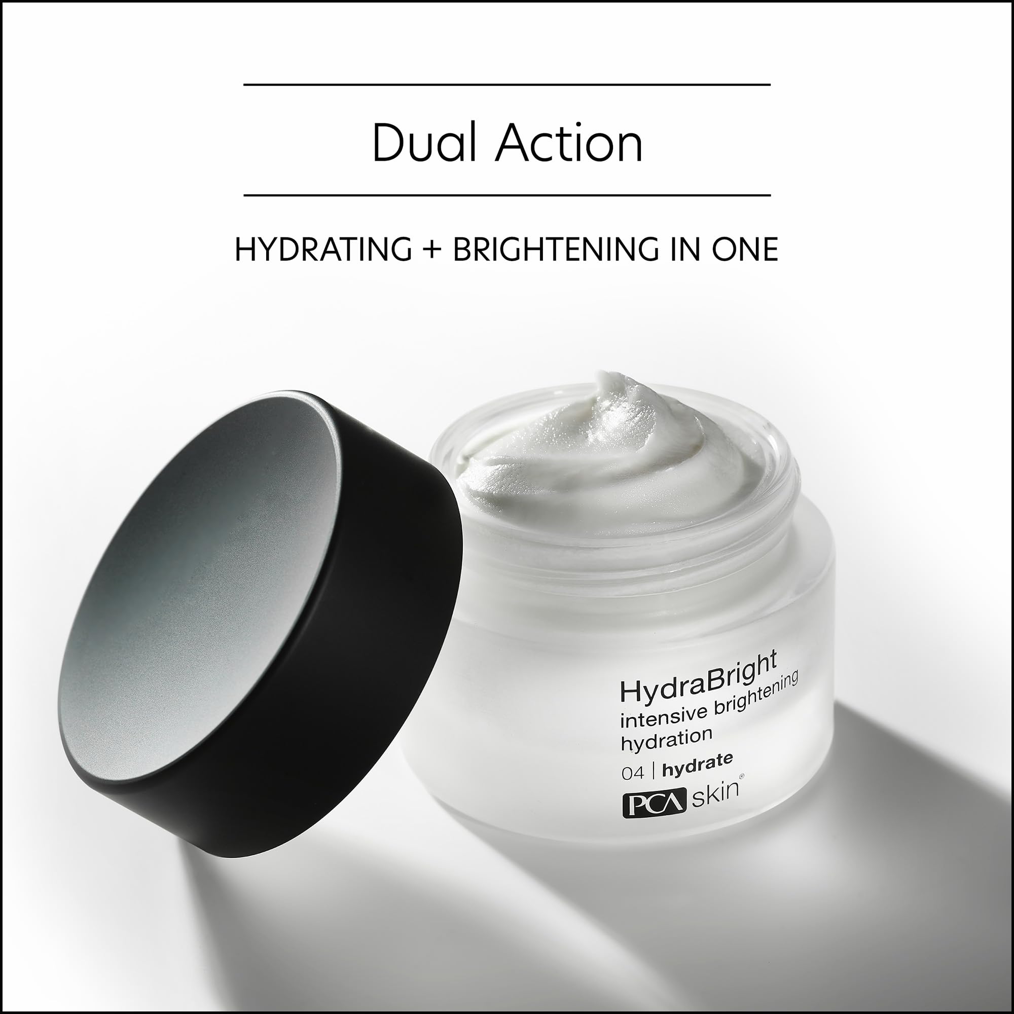 PCA SKIN HydraBright Moisturizer - Hydrating & Brightening Face Cream with Squalane & Niacinamide for Glowing Skin - 1.69 oz Jar - Perfect for Daily Skincare Routine & Nighttime Hydration
