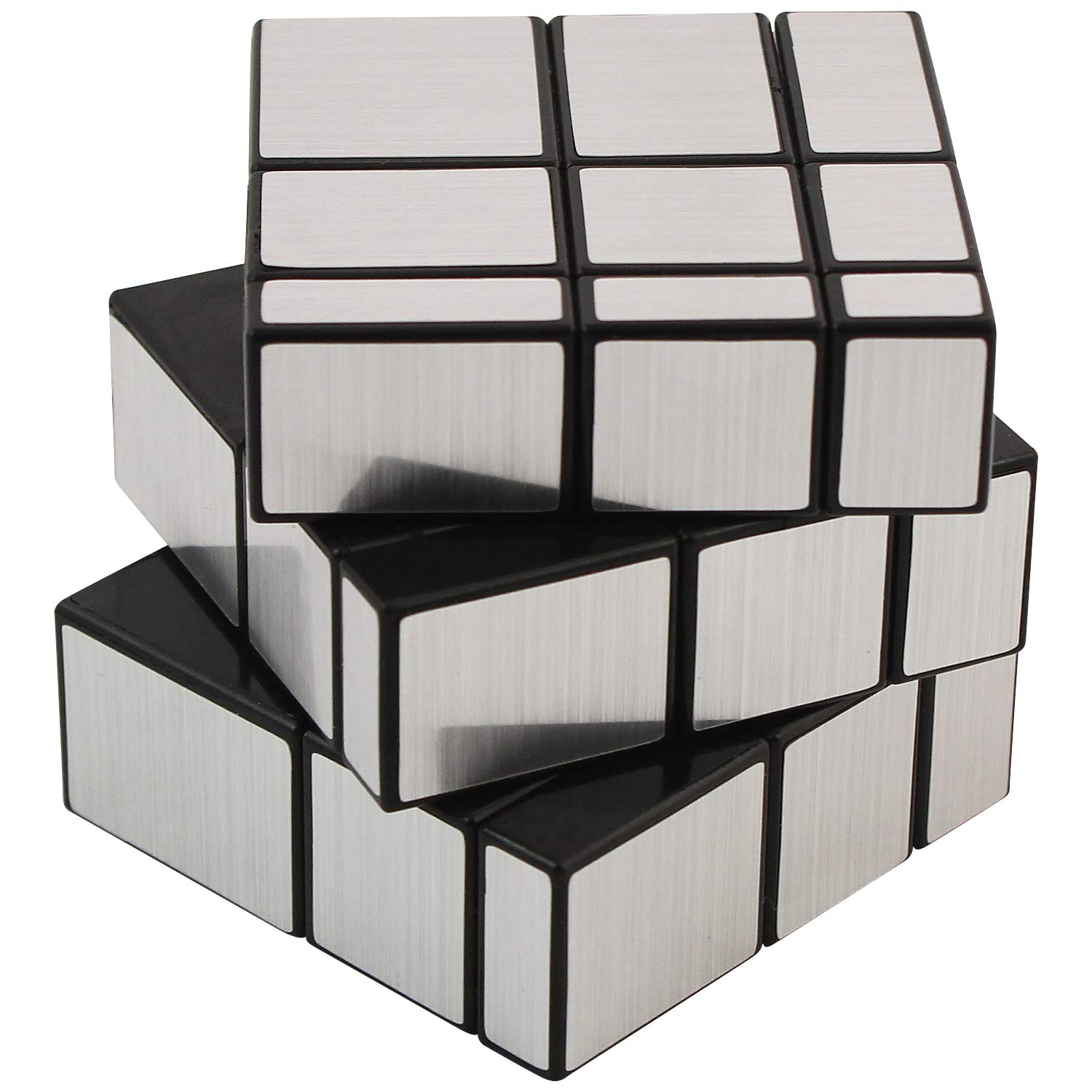 DealBindaas 3x3 Silver Mirror Magic Cube - Stickerless High Speed Puzzle Cube for Kids & Adults - Perfect for Stress Relief, Brain Training & STEM Learning