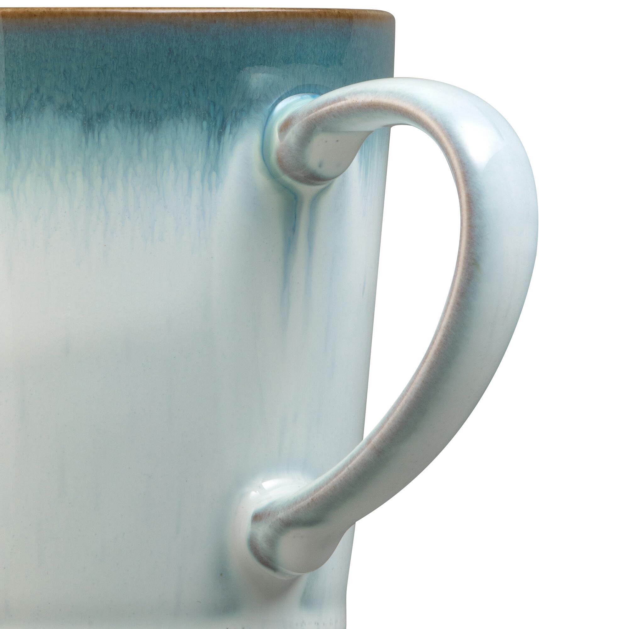 Denby Azure Haze 2-Piece Large Coffee Mug Set - Perfect for Home, Office & Gift Giving