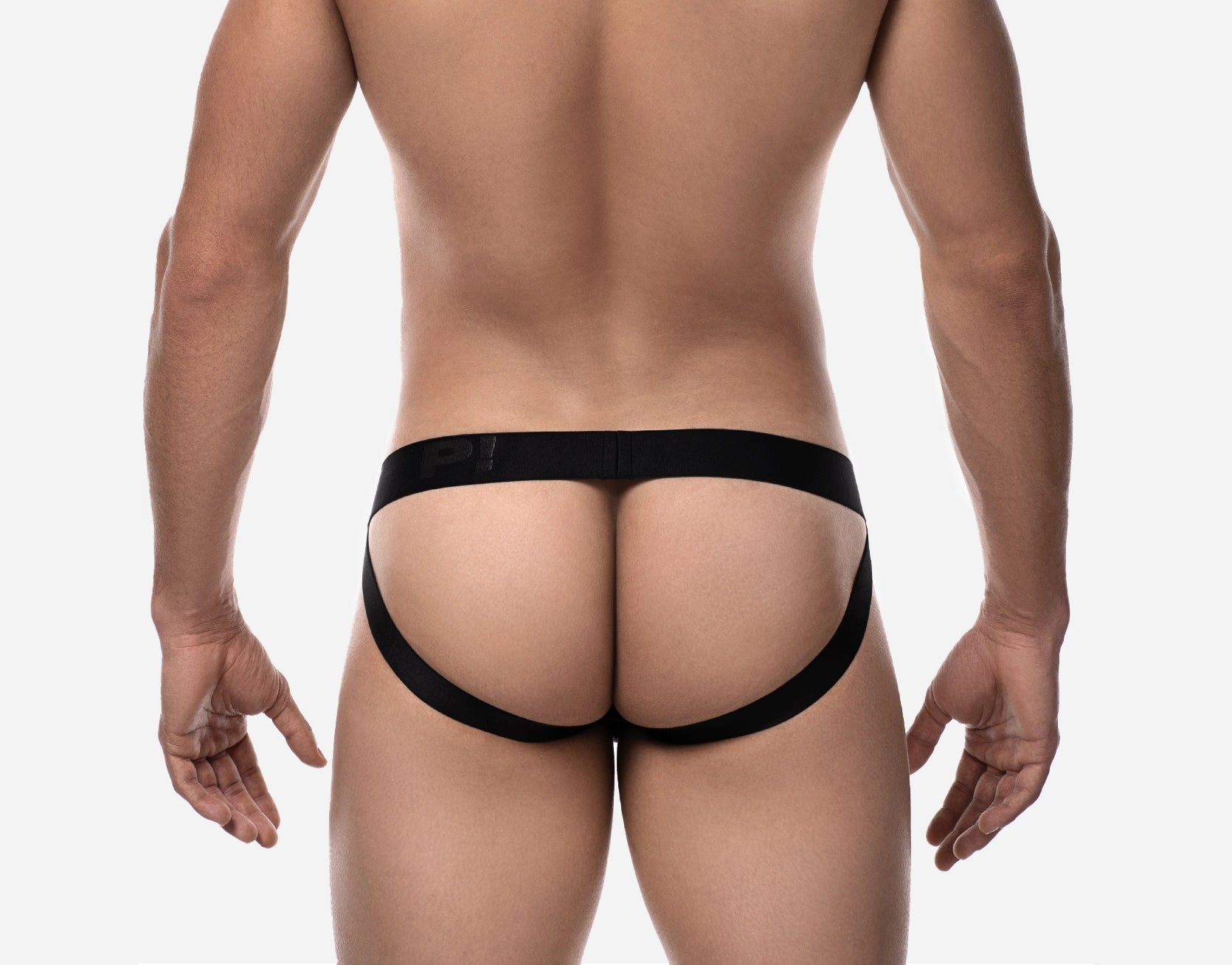 PUMP! Whisper Jockstrap for Men - Breathable Black Underwear for Sports & Workout - Comfortable Support for Running, Gym & Active Lifestyle