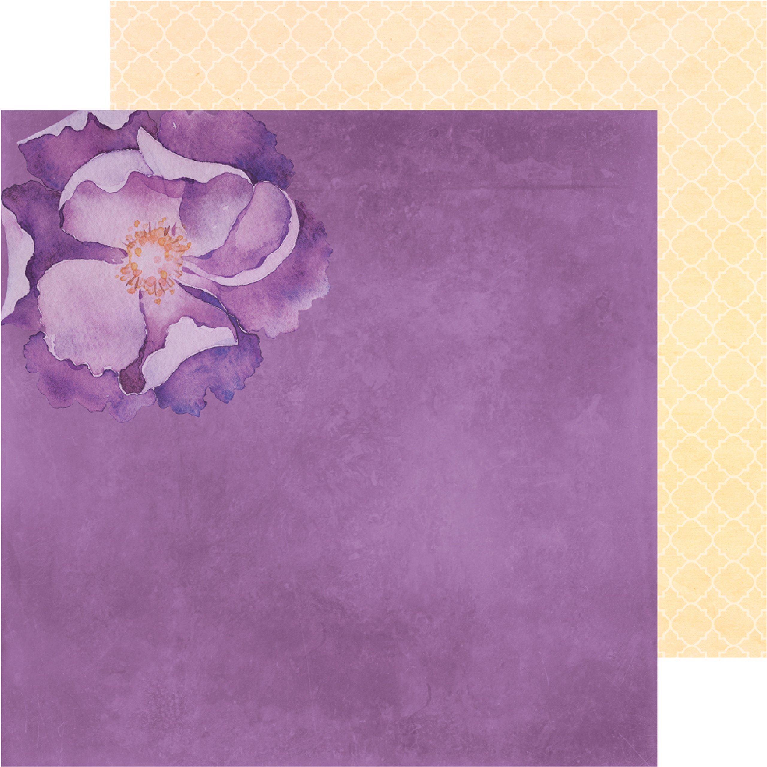 Matty's Crafting Joy Lavender Bliss 12x12 Inch Double Sided Purple Scrapbook Paper - Pack of 10 Premium 90lb Cardstock Sheets (Cover Weight) for Scrapbooking, Card Making & DIY Projects