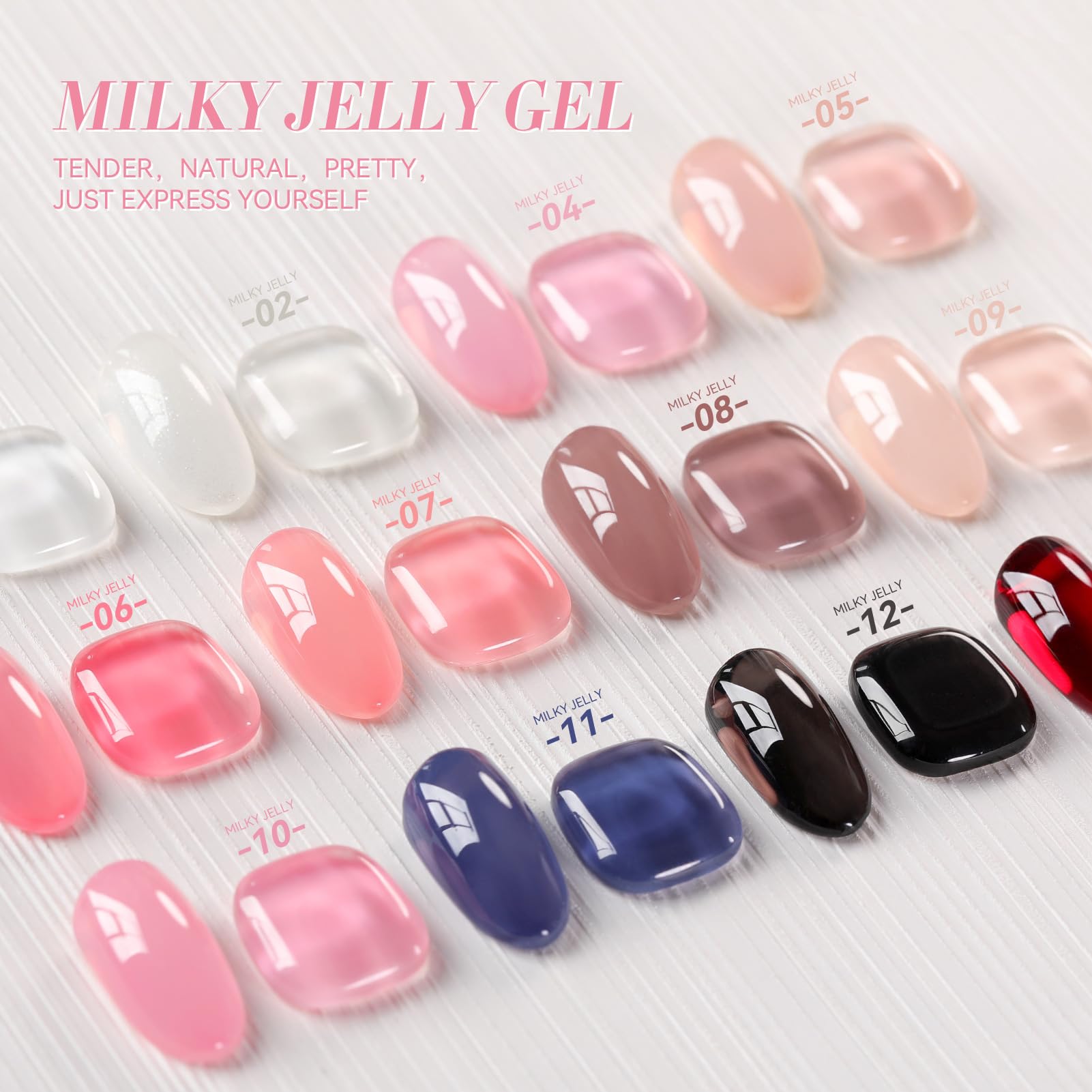 Born Pretty Jelly Burgundy Gel Polish - Christmas Red Nail Art for DIY