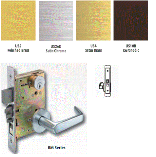 Arrow BM07 Exit Mortise Lever Lock - Commercial Grade Door Lock for Office, School & Public Buildings - Durable & Secure Entry Solution