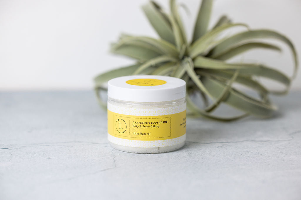Refreshing Grapefruit Moisturizing Set - Hydrating Body Oil & Exfoliating Scrub for Dry Skin | Perfect for Spa Day & Self-Care Routine
