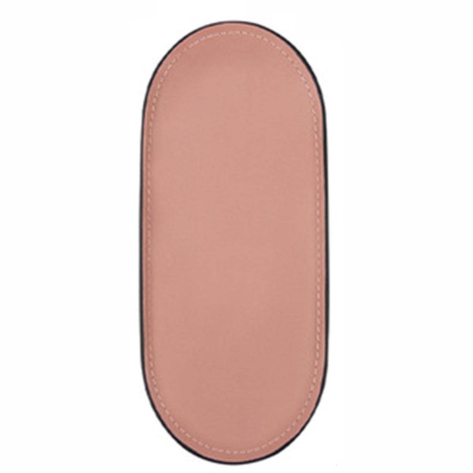 Stainless Steel Oval Towel Tray - Metal Storage Organizer for Cosmetics, Jewelry, Snacks & Trinkets | Bathroom, Vanity, Bedroom & Office Decor