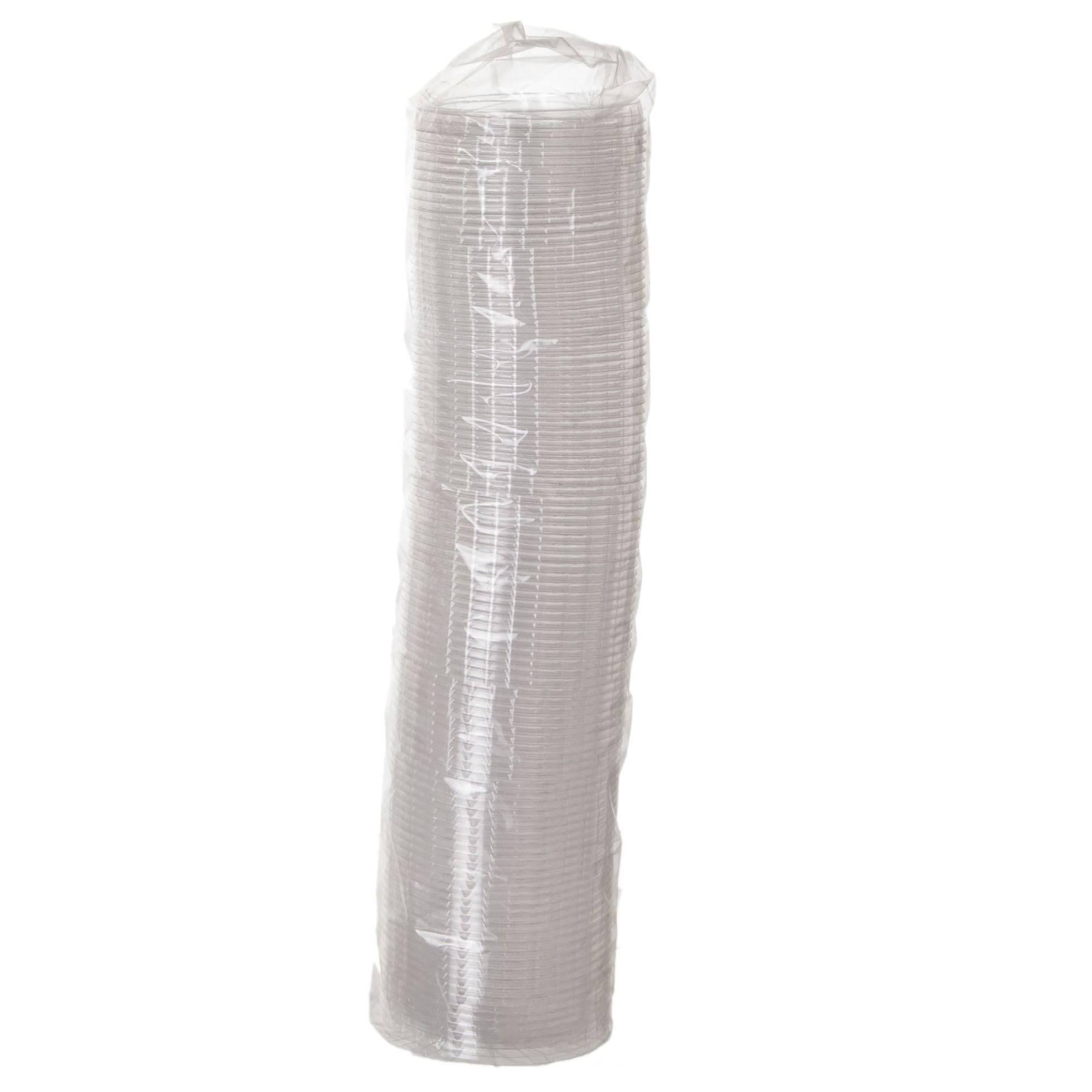 Eco-Friendly Compostable Clear PLA Plastic Portion Cup Lids - 2000 Count Case | Fits 2-4oz Food Containers | Plant-Based & Biodegradable | Perfect for Catering, Takeout, and Food Service Businesses