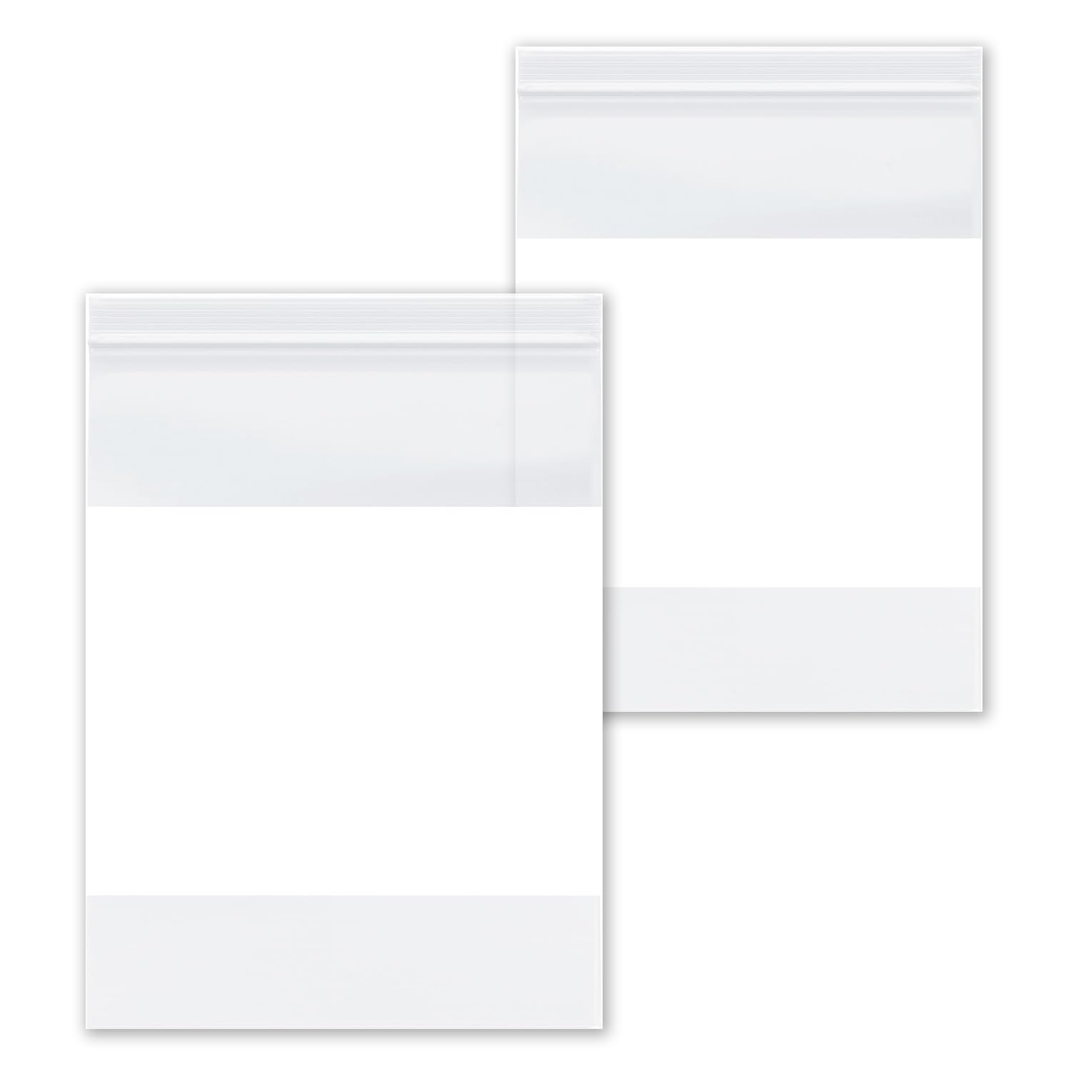 MMBM 13x15 Inch Clear Reclosable Zipper Bags - 2000 Pack of 2 Mil Durable Poly Plastic Storage Bags for Organizing Small Parts, Crafts & Office Supplies | Perfect for Home, Workshop & Retail Use