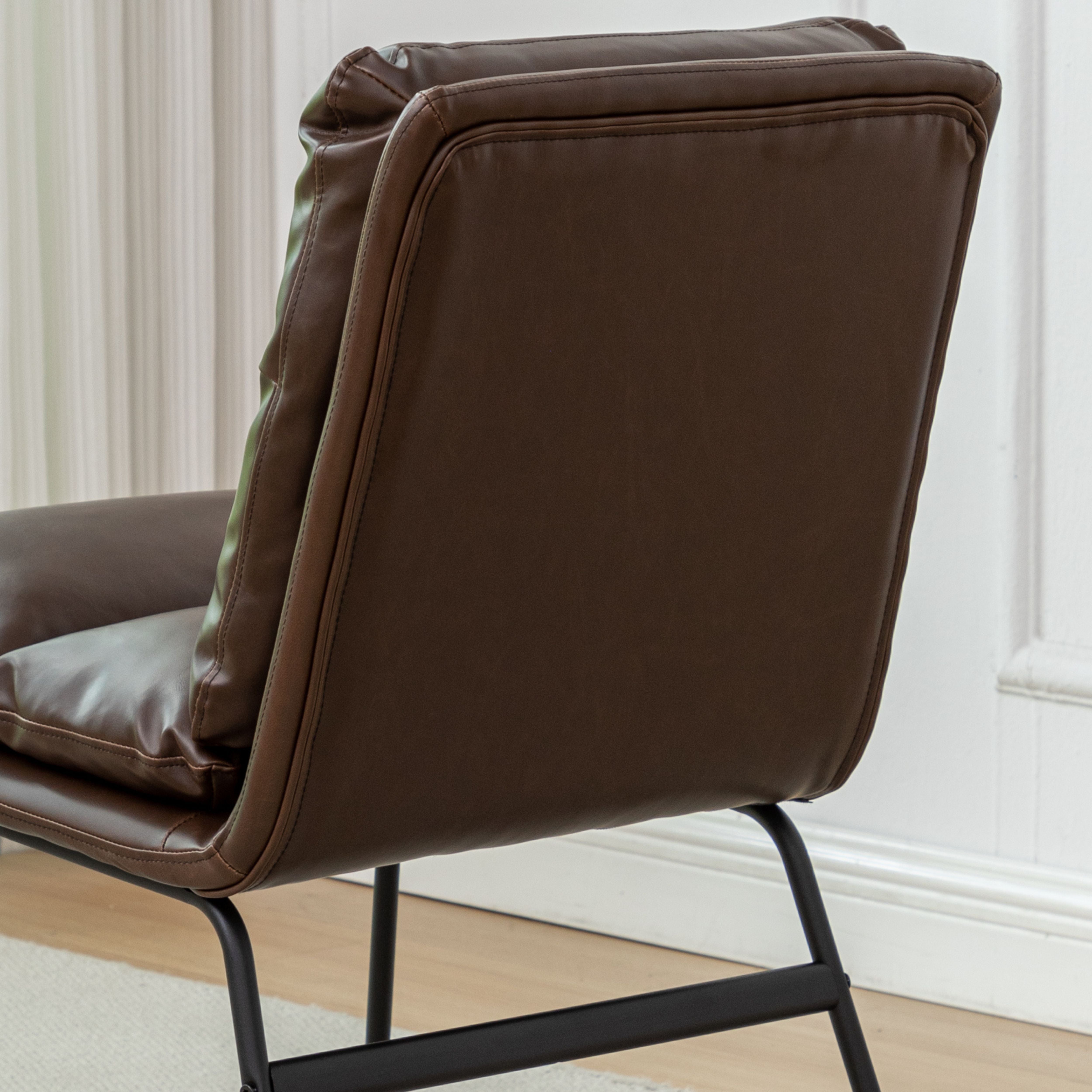 Roundhill Furniture Milos Modern Upholstered Dining Chairs Set of 2 - Comfortable Kitchen & Dining Room Seating for Home & Restaurant Use