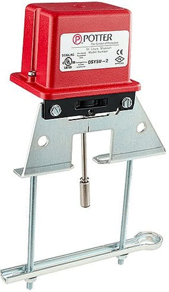 Potter OSYSU-2 Supervisory Switch - 2 SPDT Contacts for Fire Protection Systems | Outdoor Stem & Yoke Valve Monitoring | Ideal for Commercial Buildings & Industrial Facilities