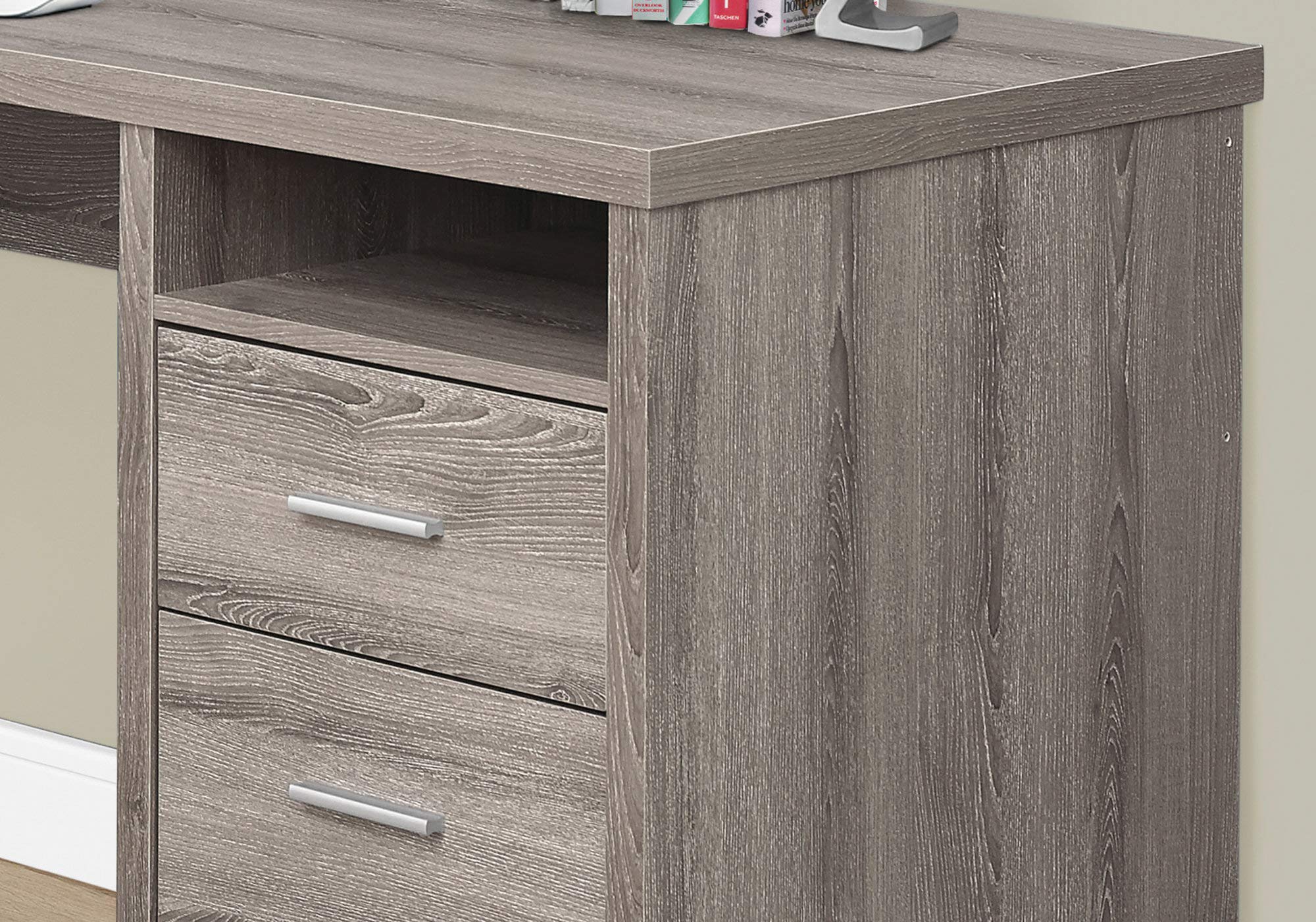 Monarch Specialties I 7255 L-Shaped Computer Desk - 80