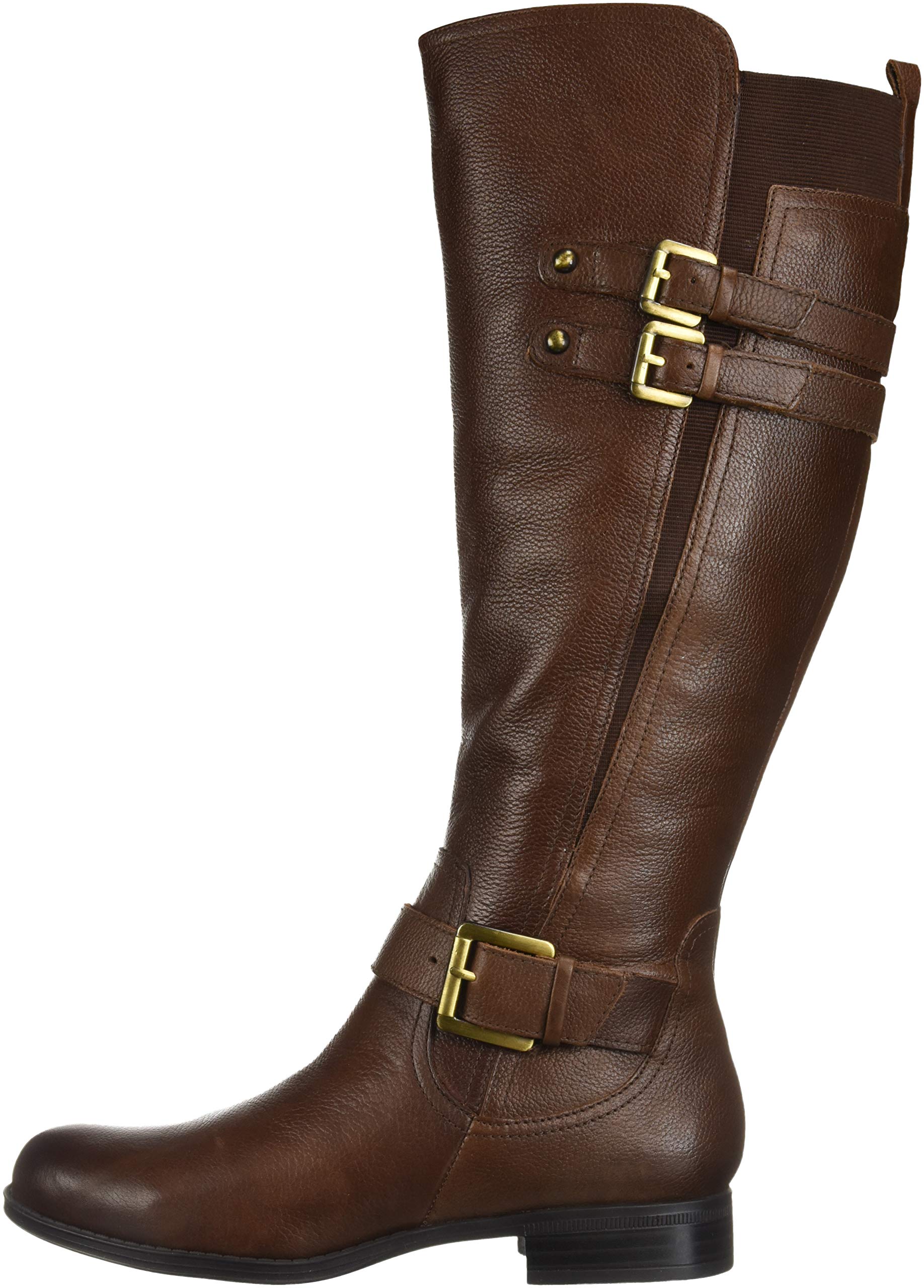 Naturalizer Women's Jessie Knee High Buckle Detail Riding Boots - Stylish & Comfortable Equestrian Boots for Horseback Riding, Winter Fashion & Outdoor Activities