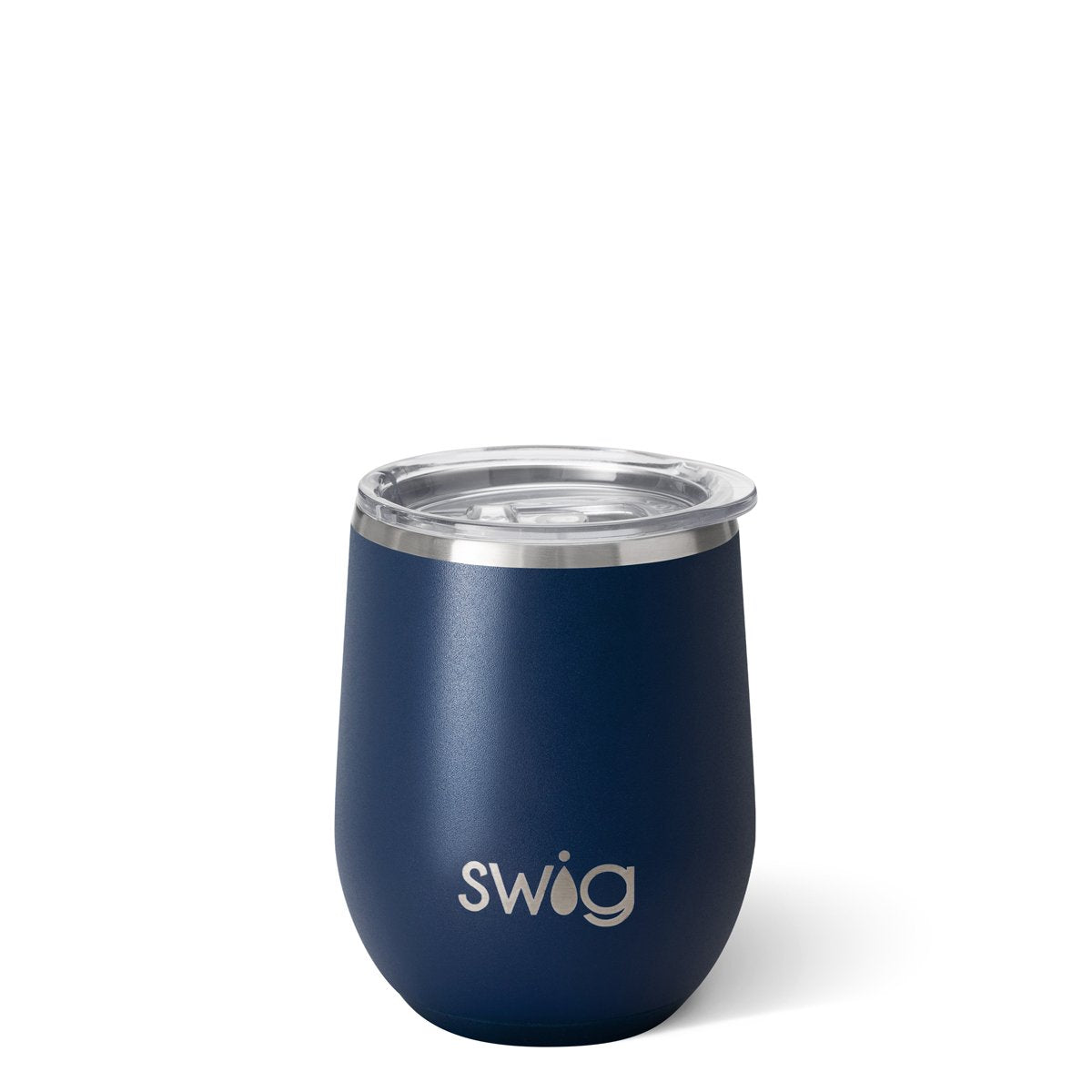 12oz Navy Blue Stemless Wine Glasses - Set of 4, Shatterproof & Dishwasher Safe - Perfect for Parties, Weddings, and Outdoor Gatherings