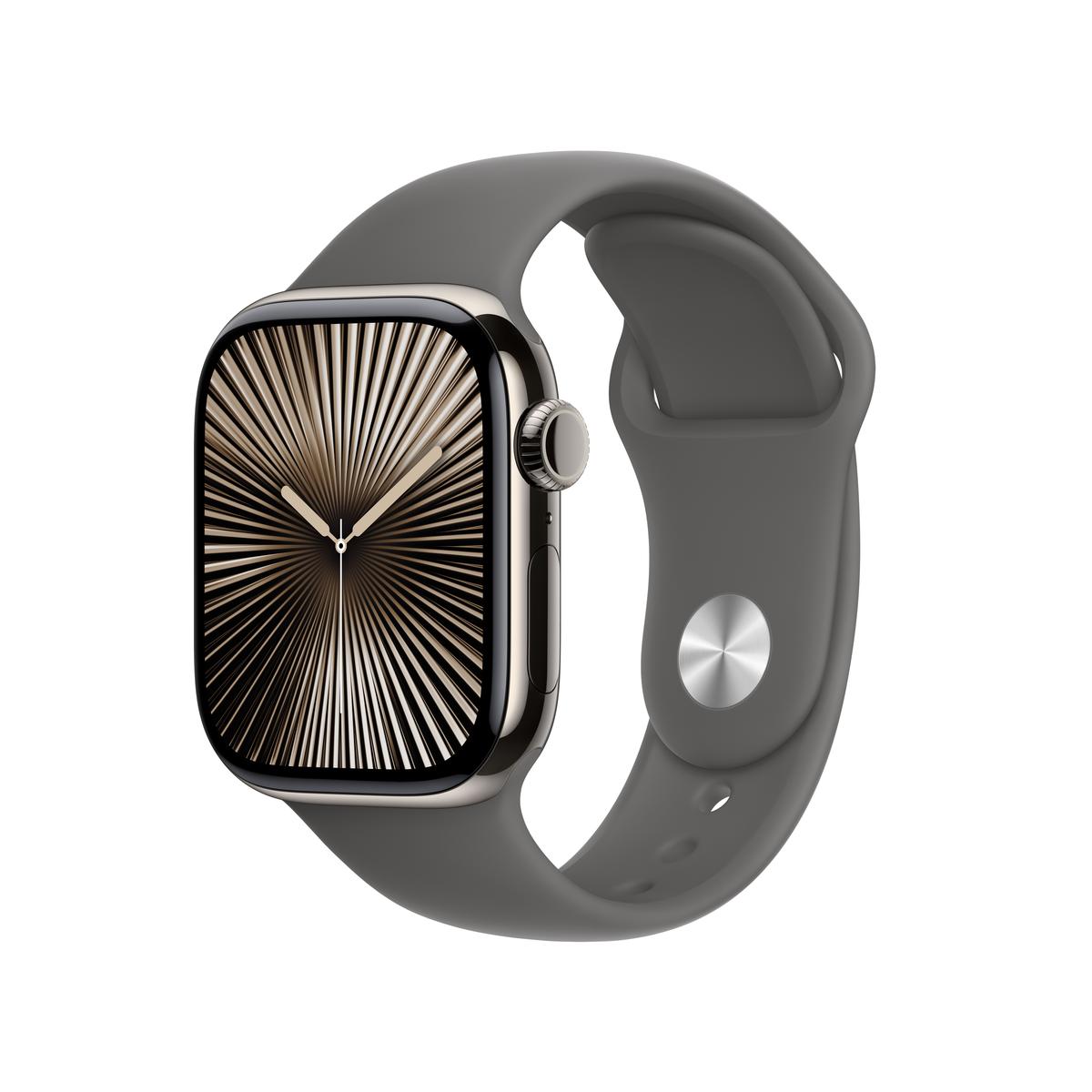 Apple Watch Series 10 GPS + Cellular Titanium Case - Smartwatch with Fitness Tracking, Heart Rate Monitor & Water Resistance for Running, Swimming & Daily Use