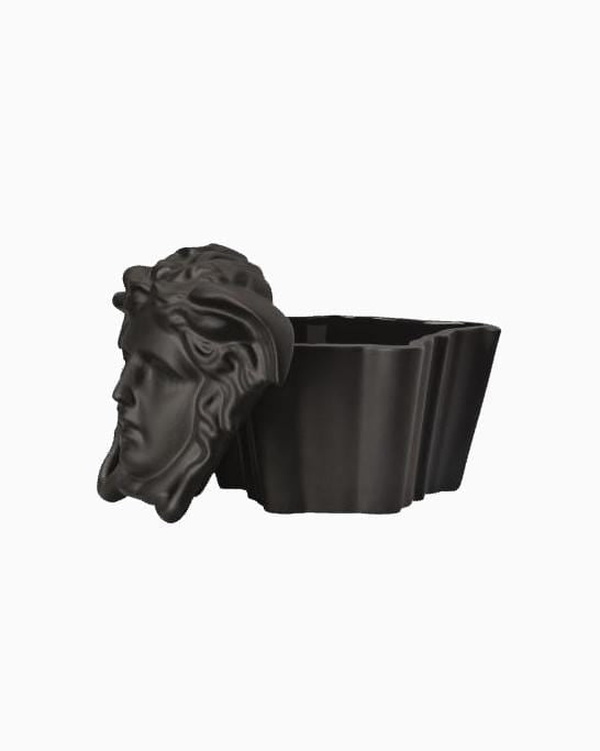 Versace Medusa Black Jewelry Box with Lid - Luxury Gift for Women, Perfect for Storing Rings, Necklaces & Earrings