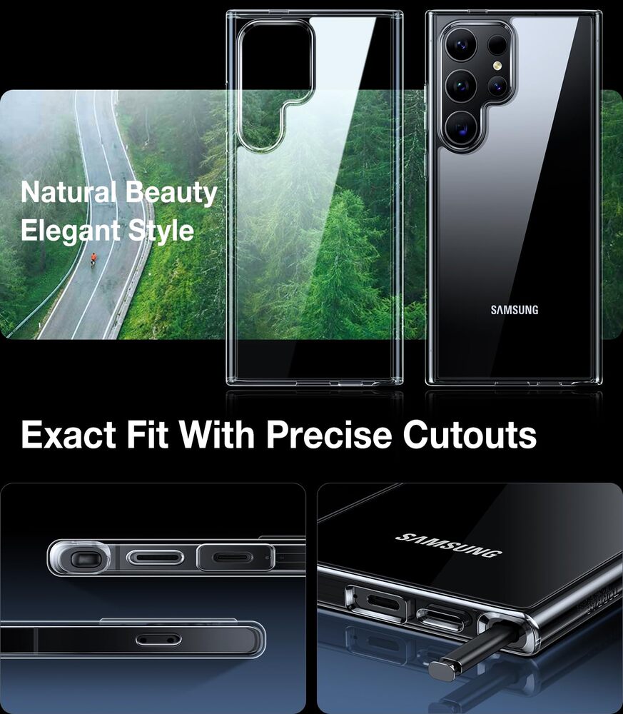 Samsung Galaxy S24 Ultra/S24+ Screen Protector - Diamond Clear Tempered Glass with HD Clarity & Anti-Scratch for Ultimate Protection - Perfect for Work, Gaming & Daily Use