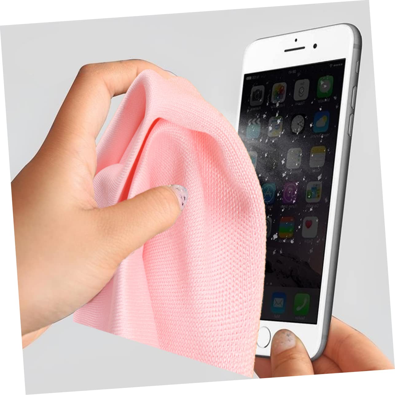 Premium 10-Pack Microfiber Cleaning Cloths for Screens - Soft Lint-Free Wipes for iPhone, iPad, Laptop, Tablet, Camera Lens & Glasses - Multipurpose Dust-Free Cleaning for Home, Office & Travel Accessories