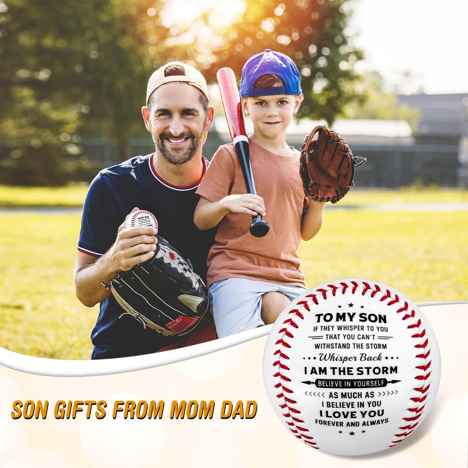 Easter Basket Stuffers & Gifts for Son - 18th Birthday, Baseball Themed Presents for Boys, Son-in-Law, Teens | Thoughtful Gifts from Mom & Dad for Birthday, Wedding, Graduation | Perfect for Easter Celebrations, Sports Lovers & Special Occasions