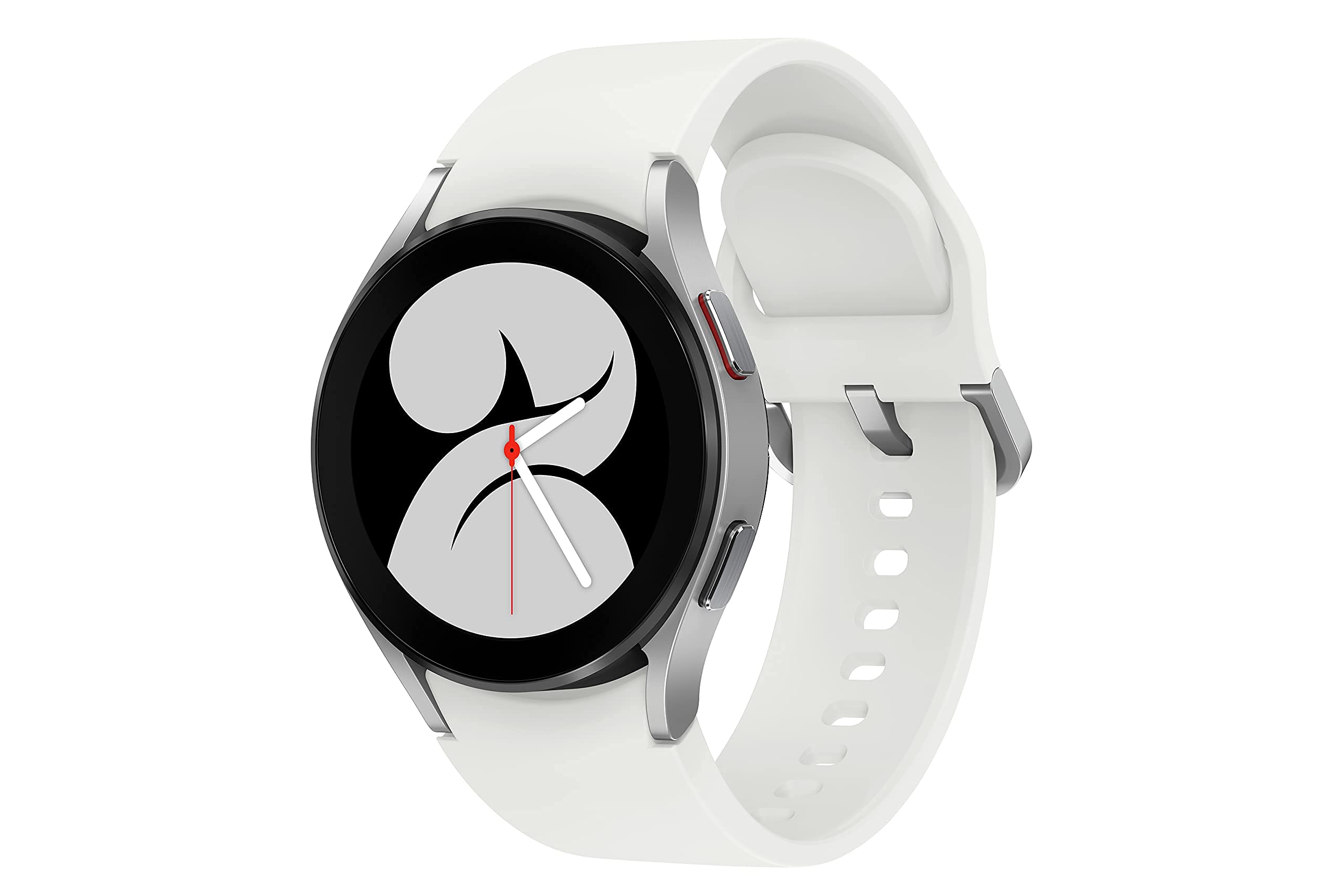 Samsung Galaxy Watch 4 40mm Smartwatch with ECG, Heart Rate & Sleep Tracking, GPS, LTE, Fall Detection - US Version (Renewed, Silver) - Perfect for Fitness, Running & Health Monitoring