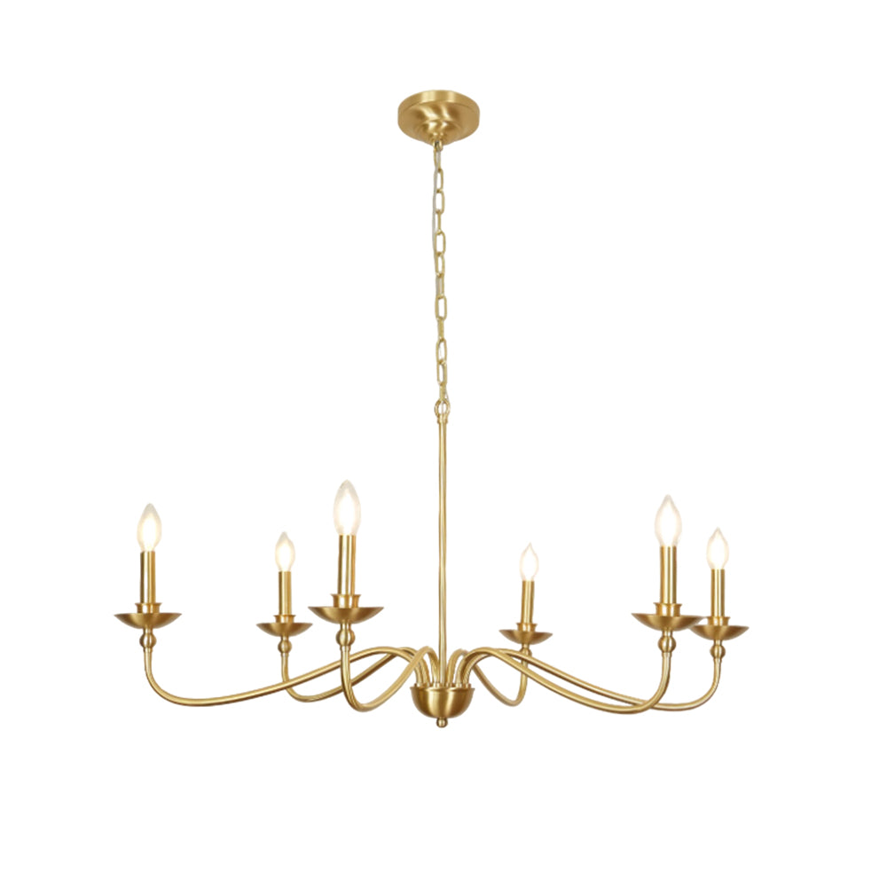 Elegant Eleanor Crystal Chandelier - Modern Ceiling Light Fixture for Dining Room, Bedroom & Living Room Decor